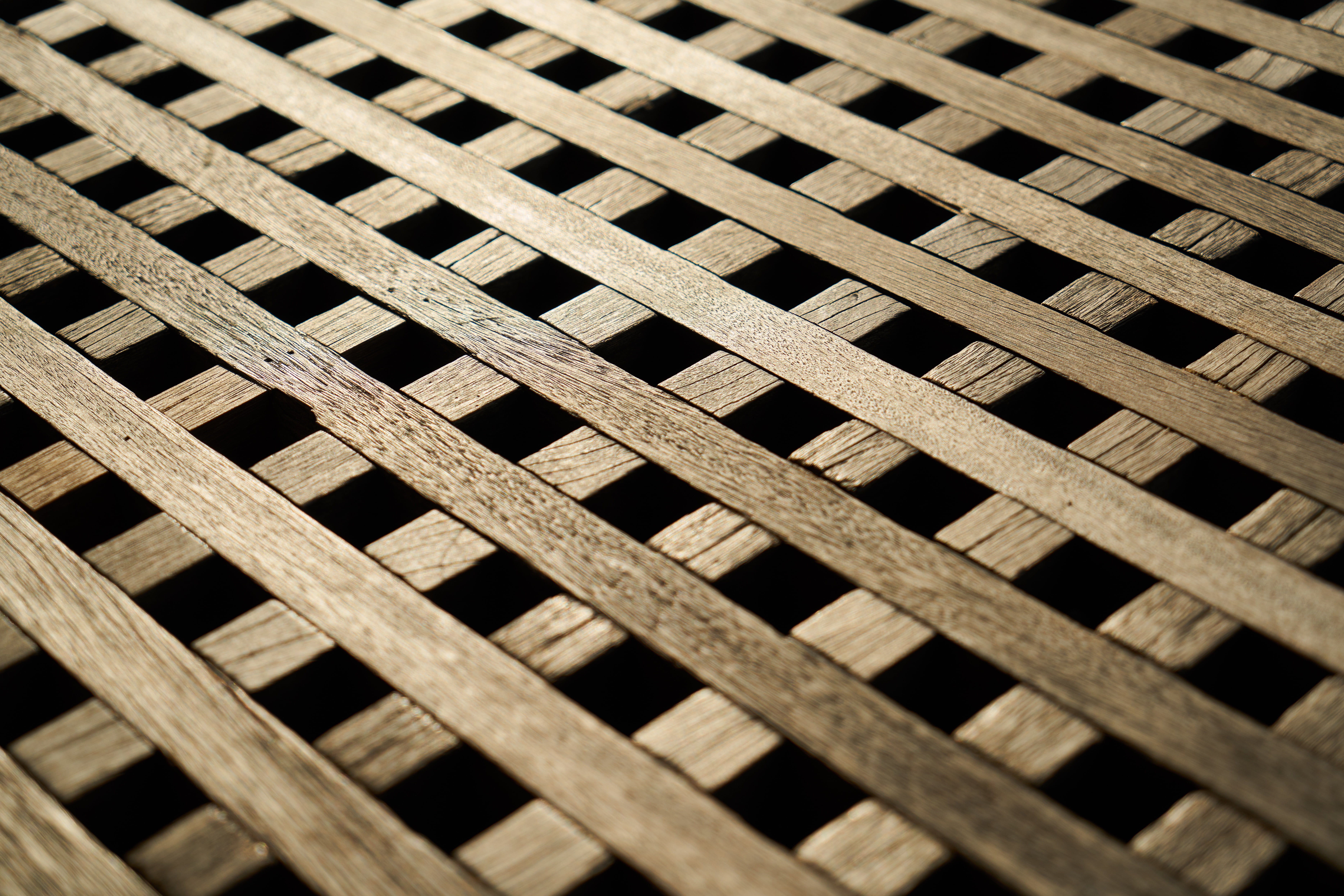geometric shapes, outdoors, close-up, geometric shape, nobody, day, flooring, full frame, repetition, checked pattern, futuristic, design, timber, metal, HD Wallpaper