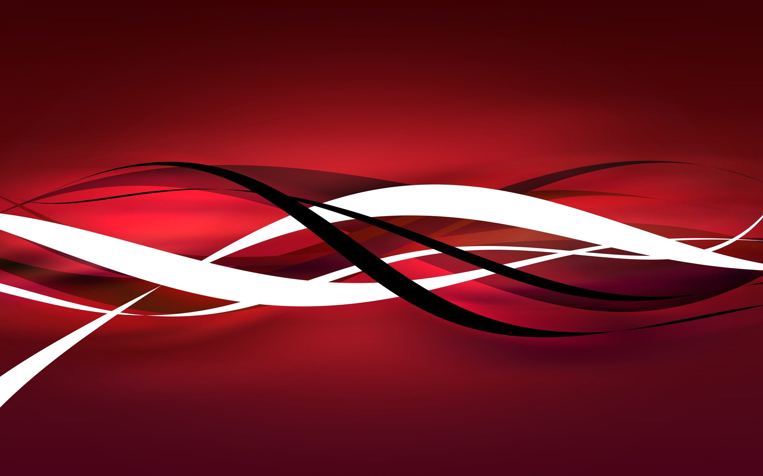 wireless technology, indoors, abstract, intertwined, studio shot, red, vector art stripes red, 2K, global communications, technology, computer, backgrounds, HD Wallpaper
