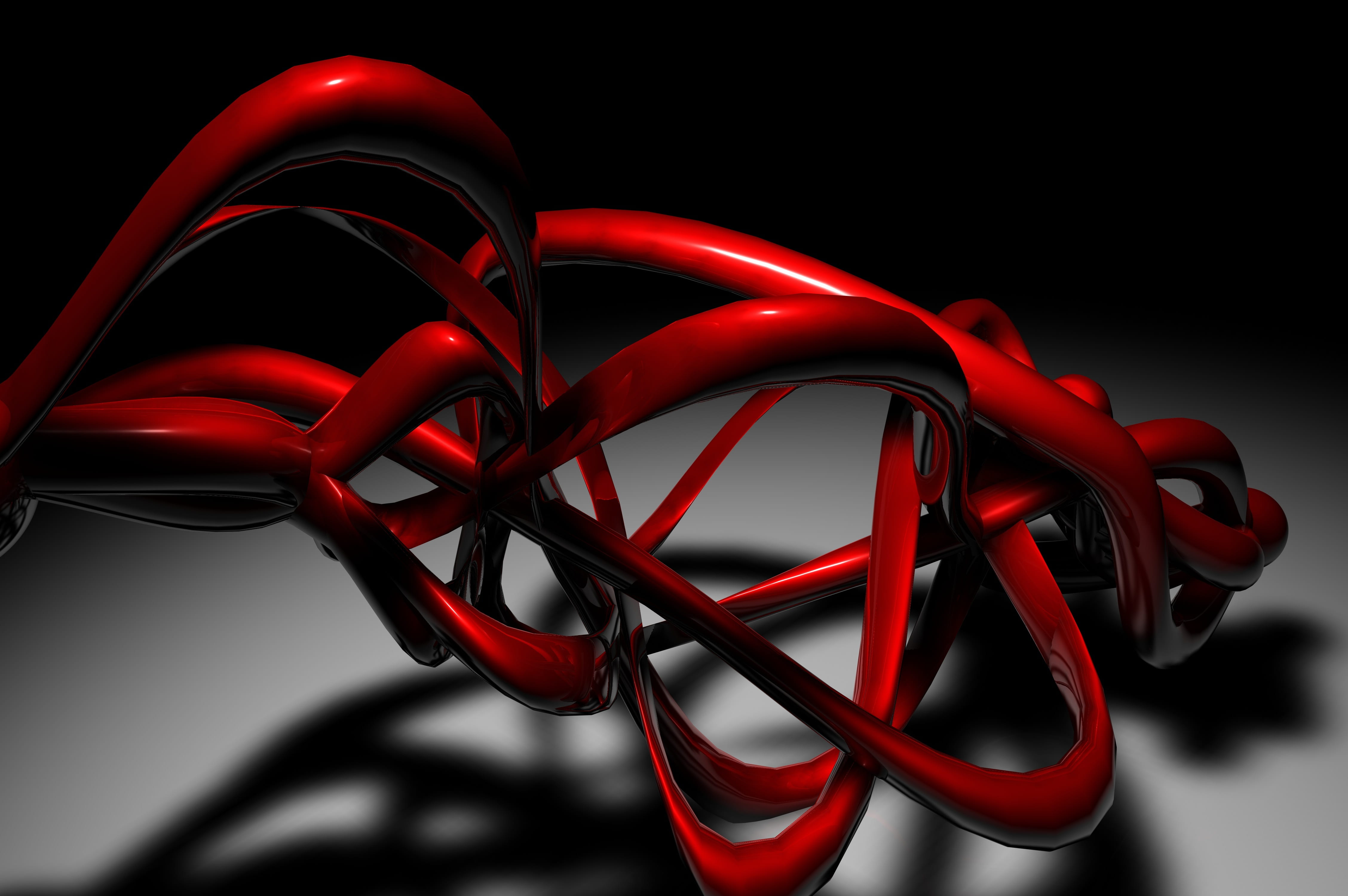 communication, colored background, cable, tangled, close-up, 4K, single object, intertwined, zawijas, technology, 3d, abstraction, electrical equipment, HD Wallpaper