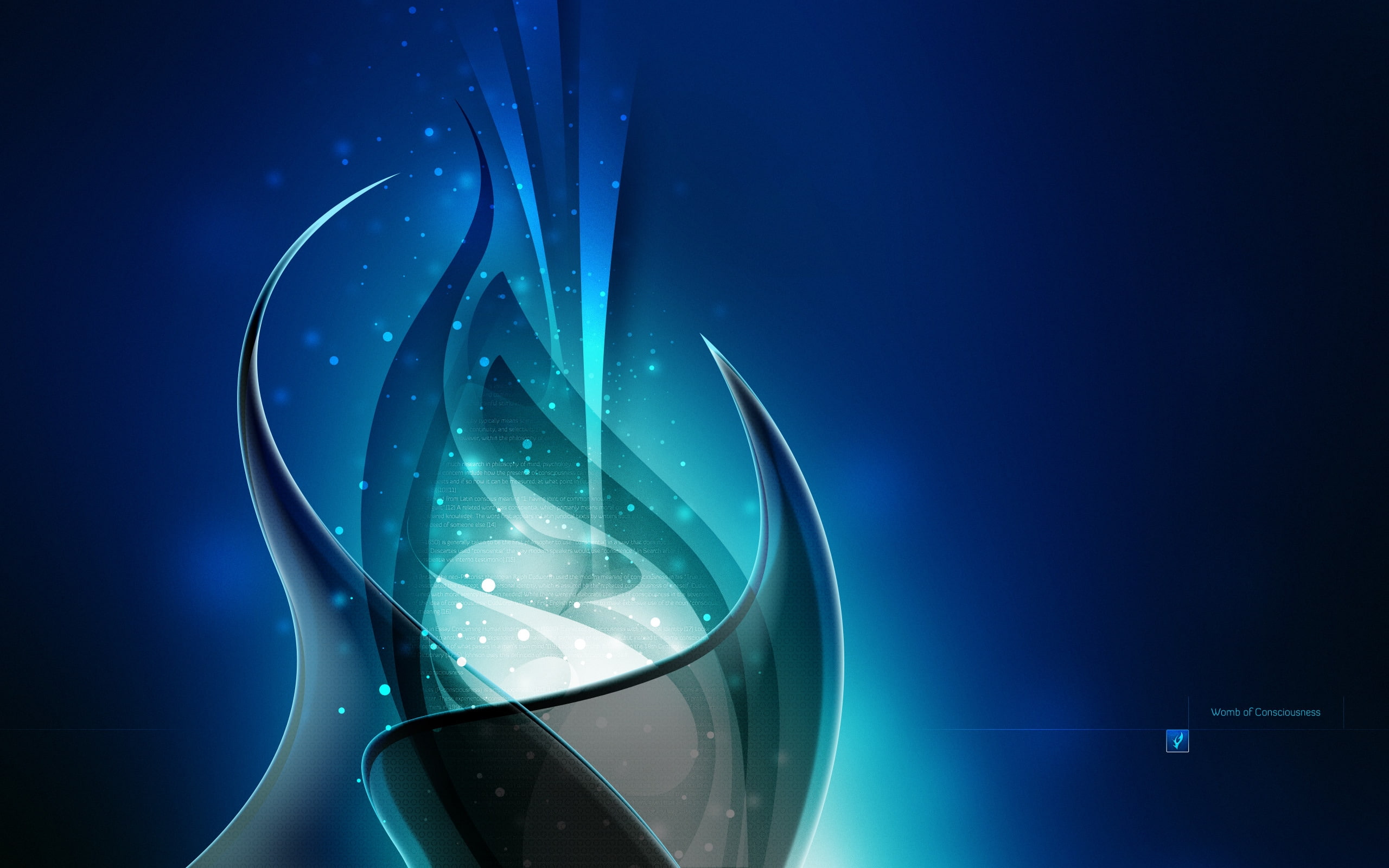 womb, consciousness, 2K, blue, HD Wallpaper