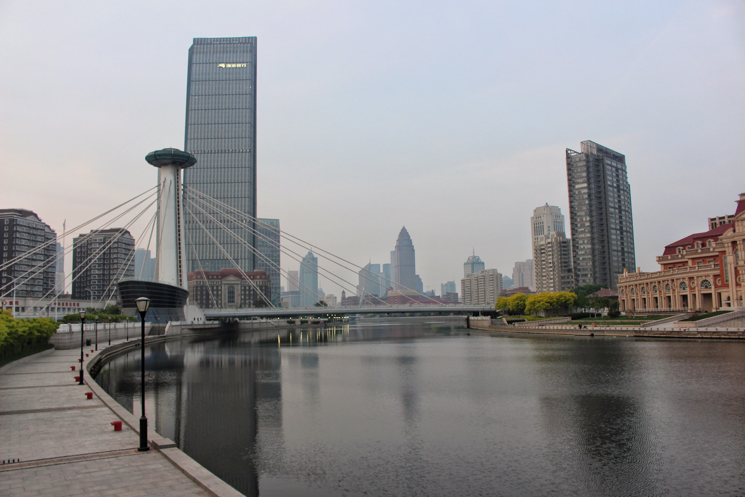 China, 1080P, cityscape, Tianjin, HD Wallpaper