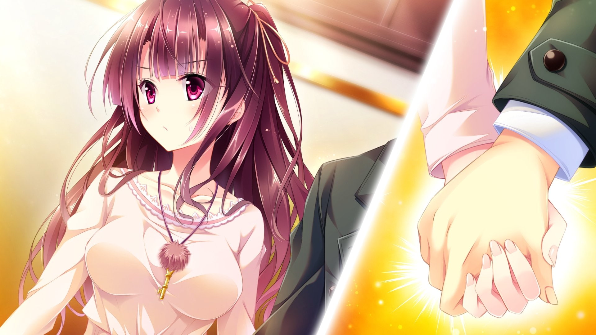 marriage, golden, ichijouji, touko, 1080P, HD Wallpaper