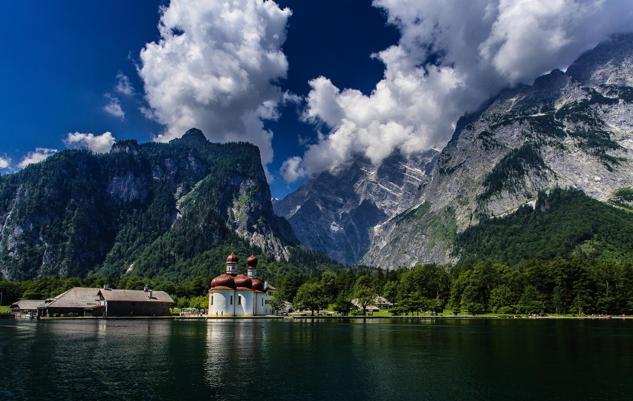 alps, download, bavarian, image, lakes, 1080P, HD Wallpaper