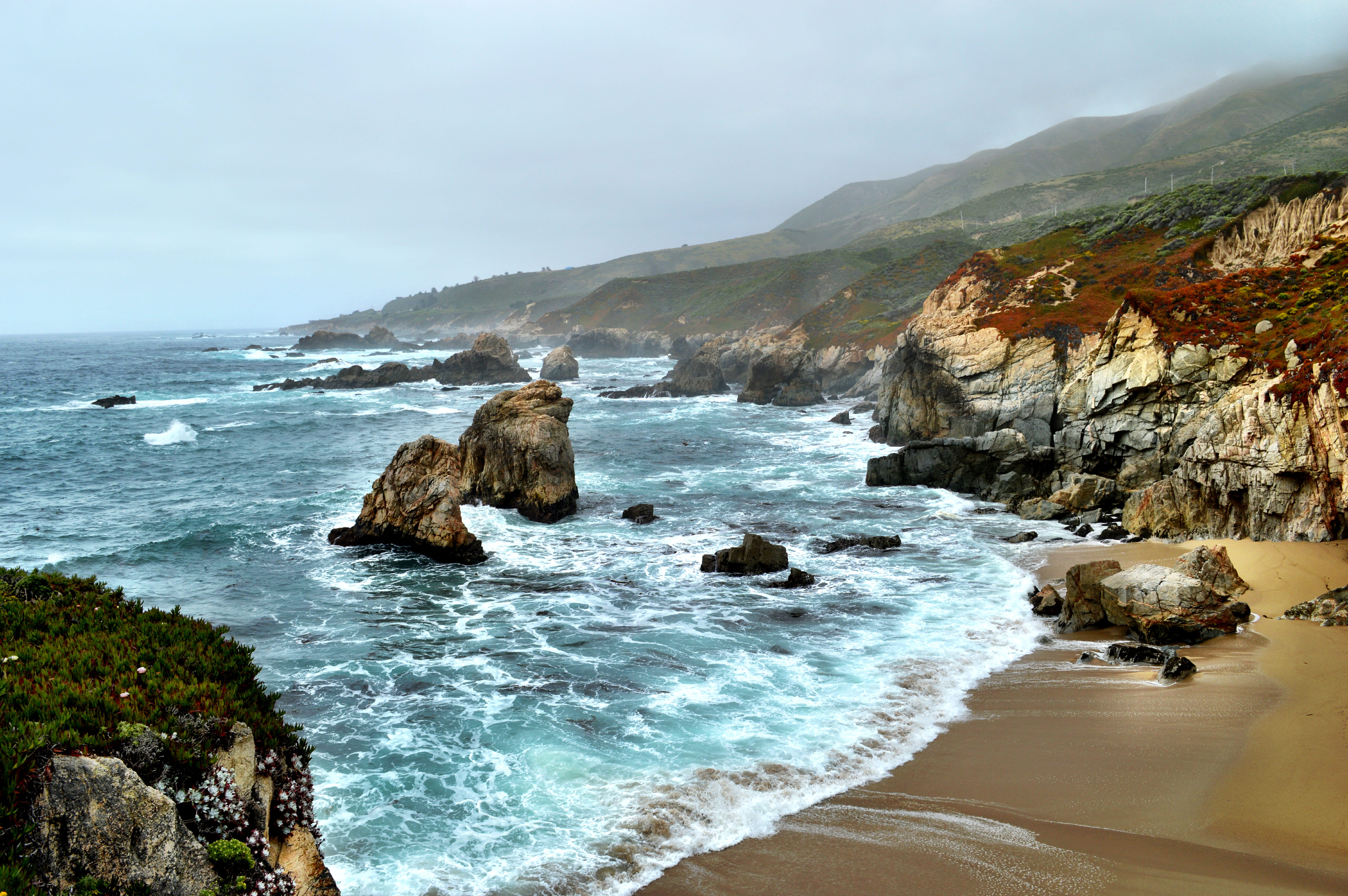 neighborhood, animal, coast, beauty in nature, no people, sport, power in nature, solid, land, promontory, ocean, shoreline, formations, scenery, rock formation, HD Wallpaper