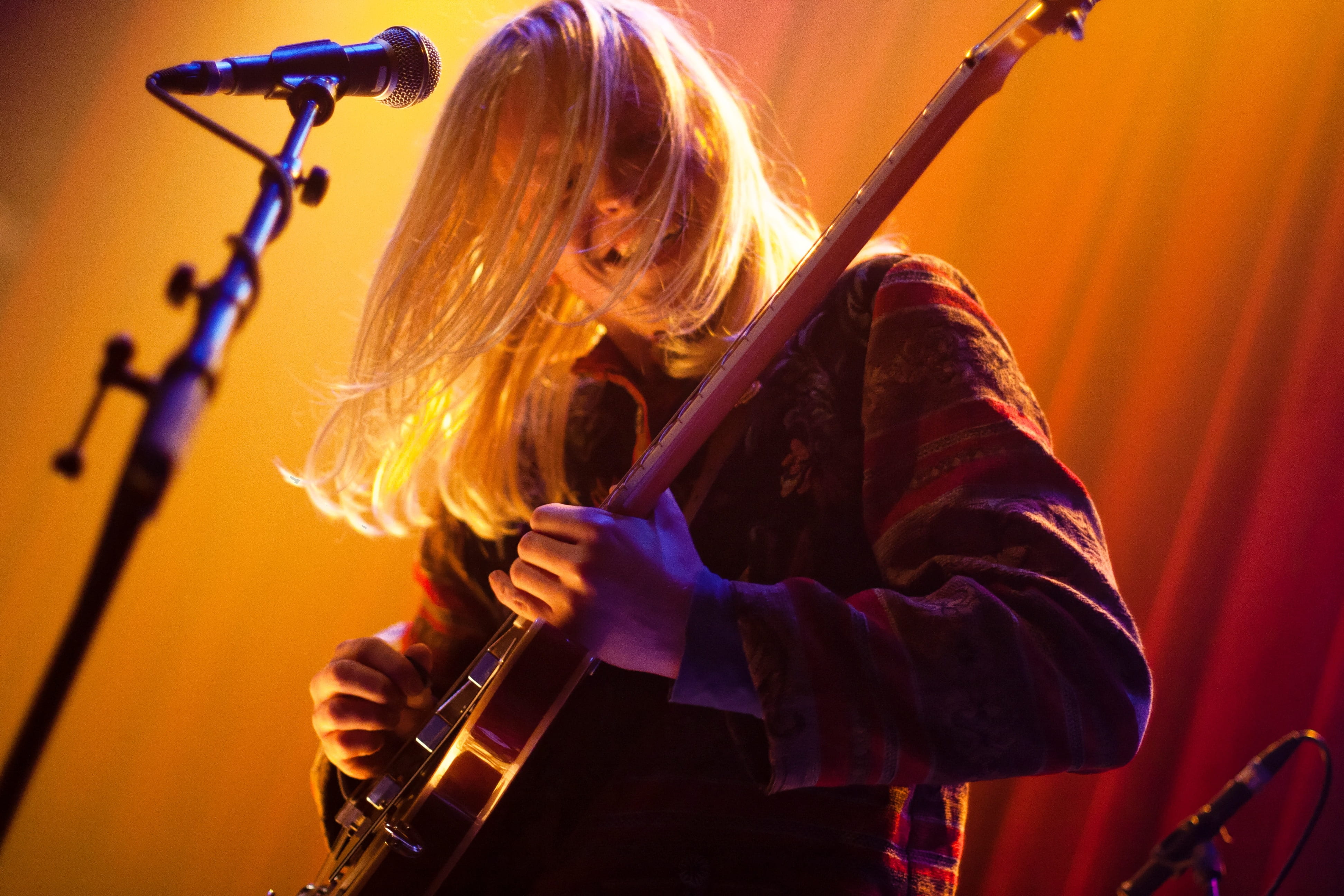 band, holding, rock music, music, entertainment, string instrument, rock, performer, microphone, waist up, adult, live music, event, concert, nightlife, HD Wallpaper