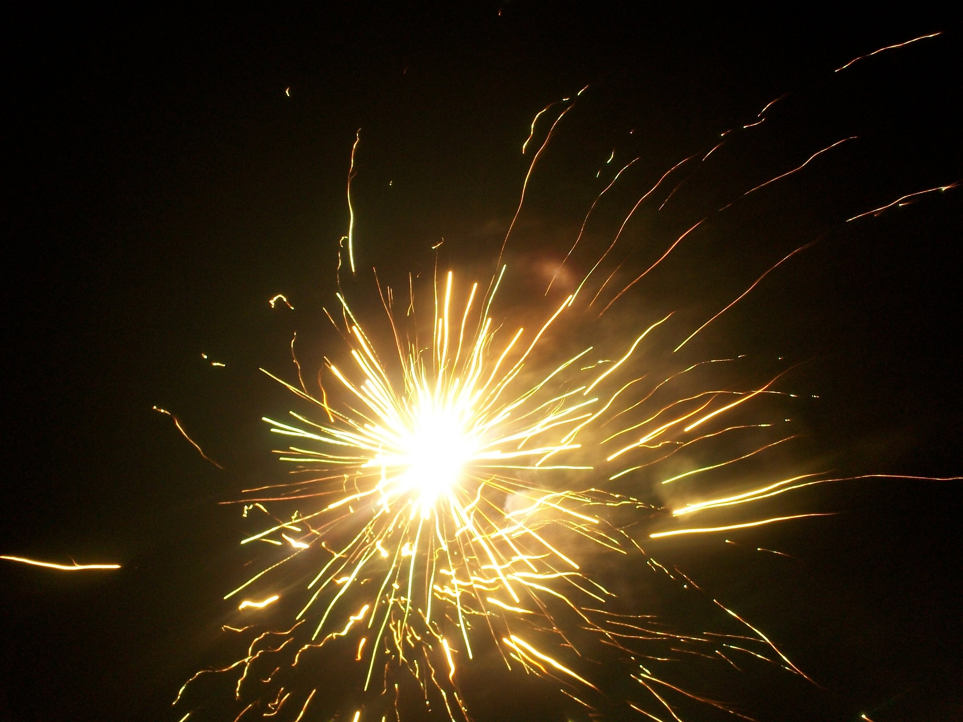 low angle view, light, nature, night, sky, explosive, blurred motion, light - natural phenomenon, black background, firework, glowing, fireworks, lights, HD Wallpaper