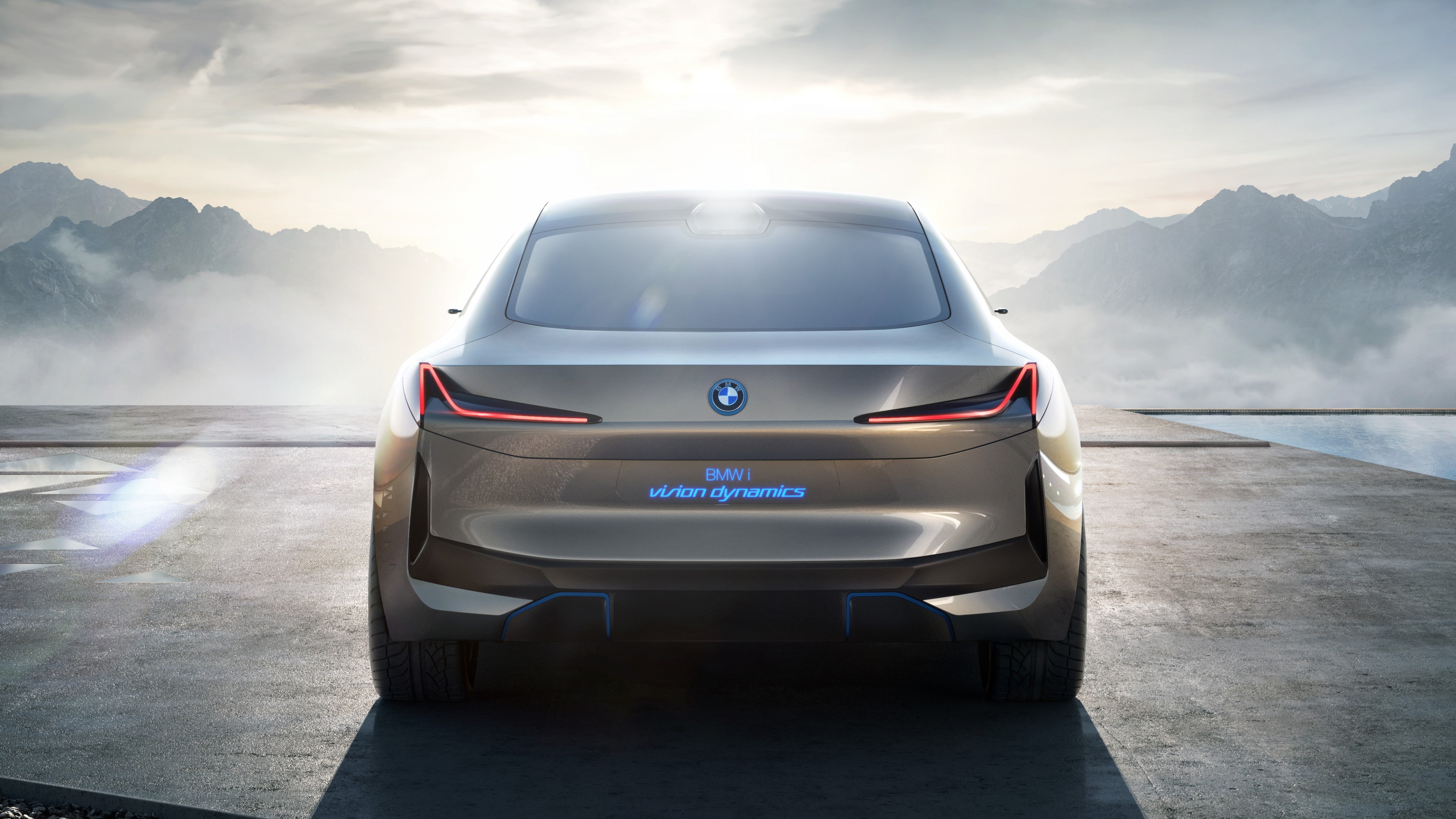 4K, 4K, electric cars, BMW i4, HD Wallpaper