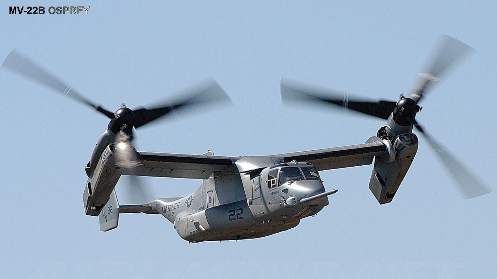 1080P, helicopter, b, mv, tilt, osprey, rotor, aircraft planes, HD Wallpaper