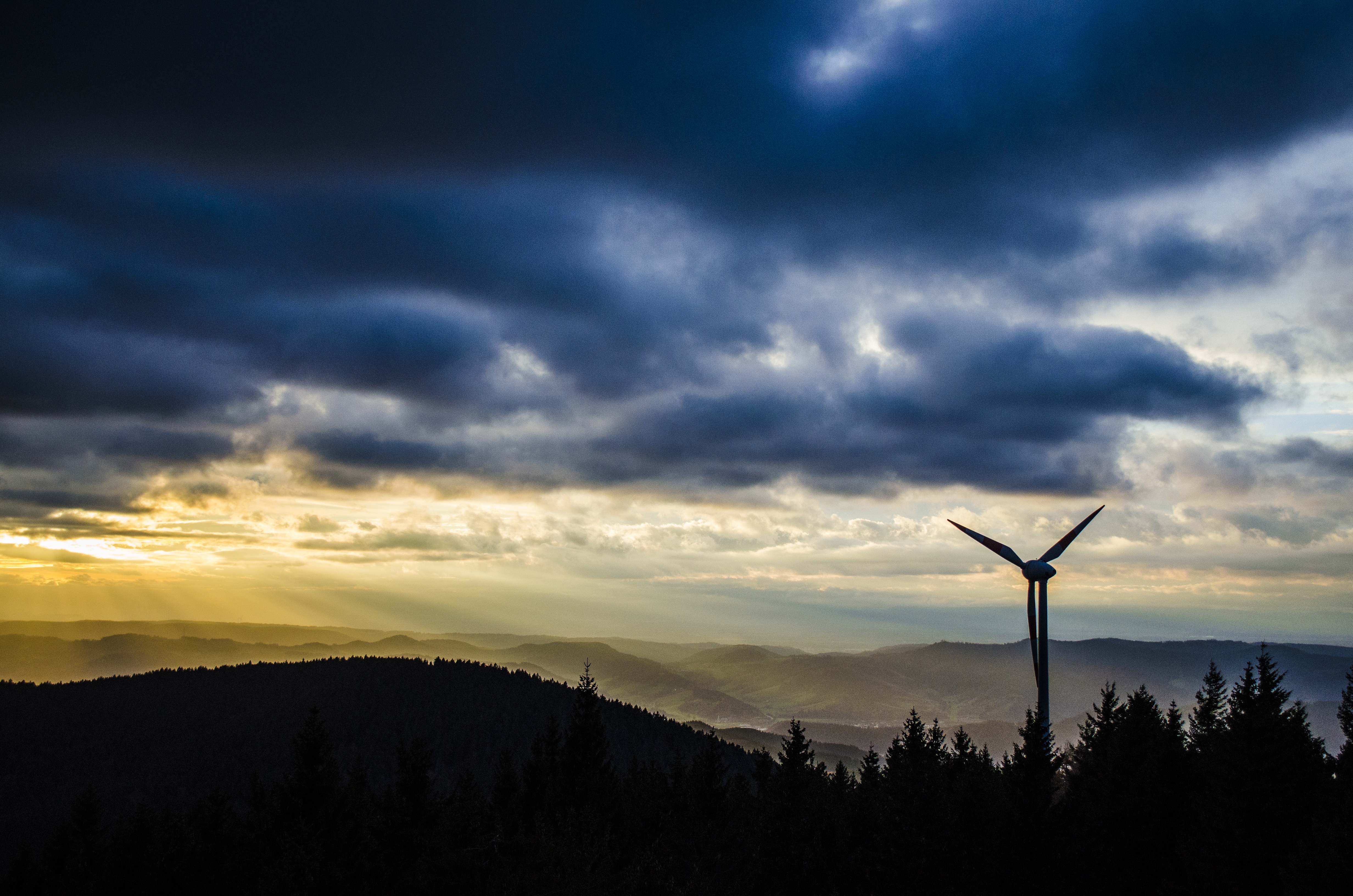 fuel and power generation, environmental conservation, black forest, outdoors, renewable energy, propeller, power in nature, beauty in nature, wind power, HD Wallpaper