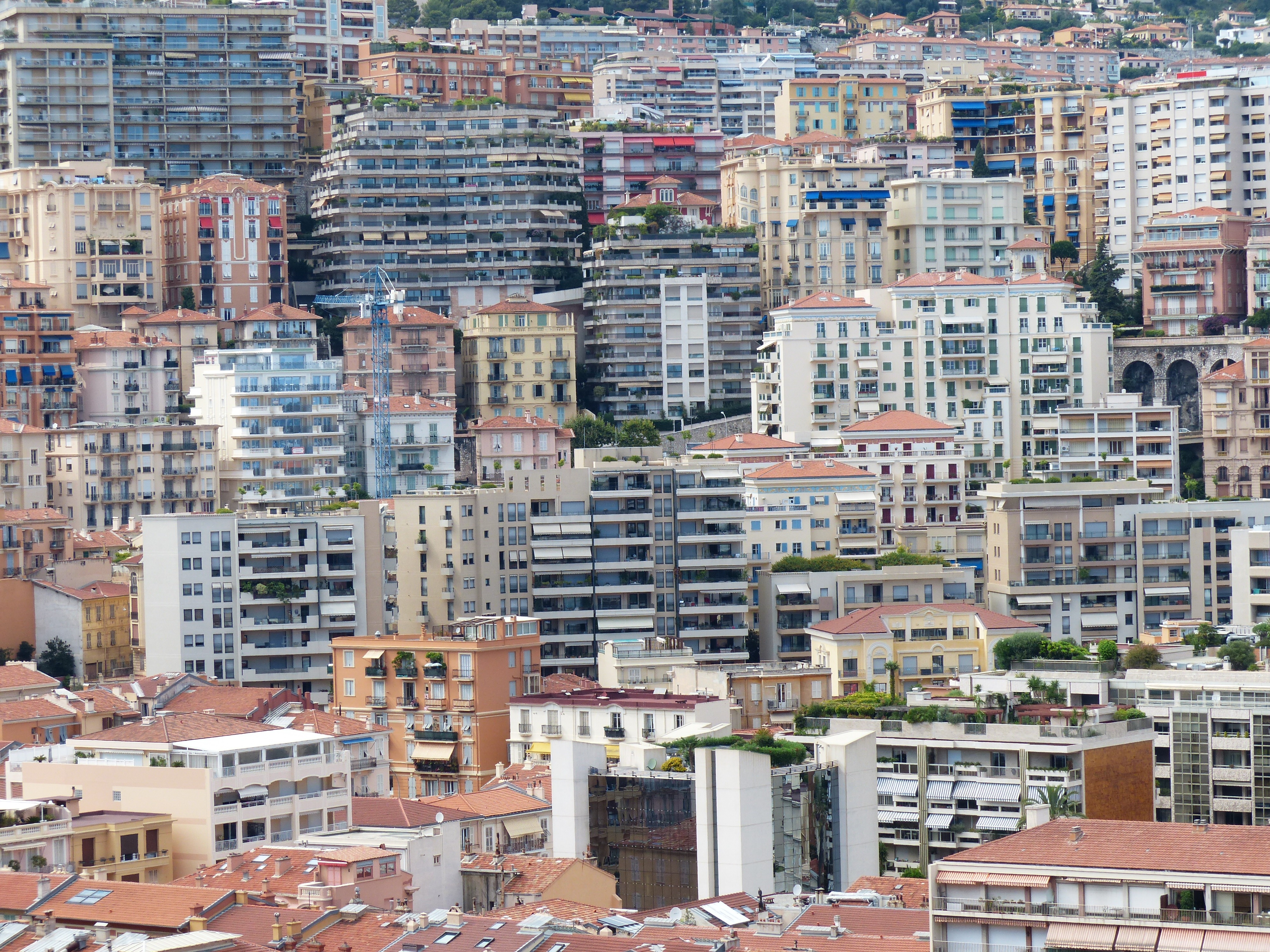 city, monaco, pushed, living room, crowded, building exterior, city view, homes, 4K, day, skyscrapers, settled, wealth, building, backgrounds, architecture, HD Wallpaper