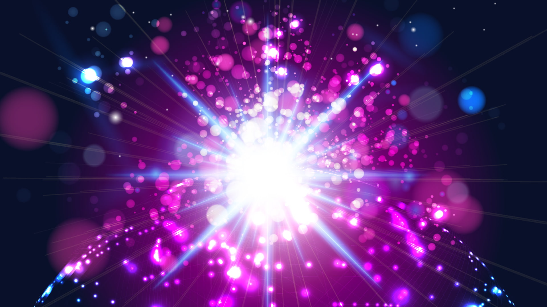 no people, glowing, illuminated, bright, pink color, light - natural phenomenon, nature, lighting equipment, abstract, fiber optic, blue, 1080P, defocused, HD Wallpaper