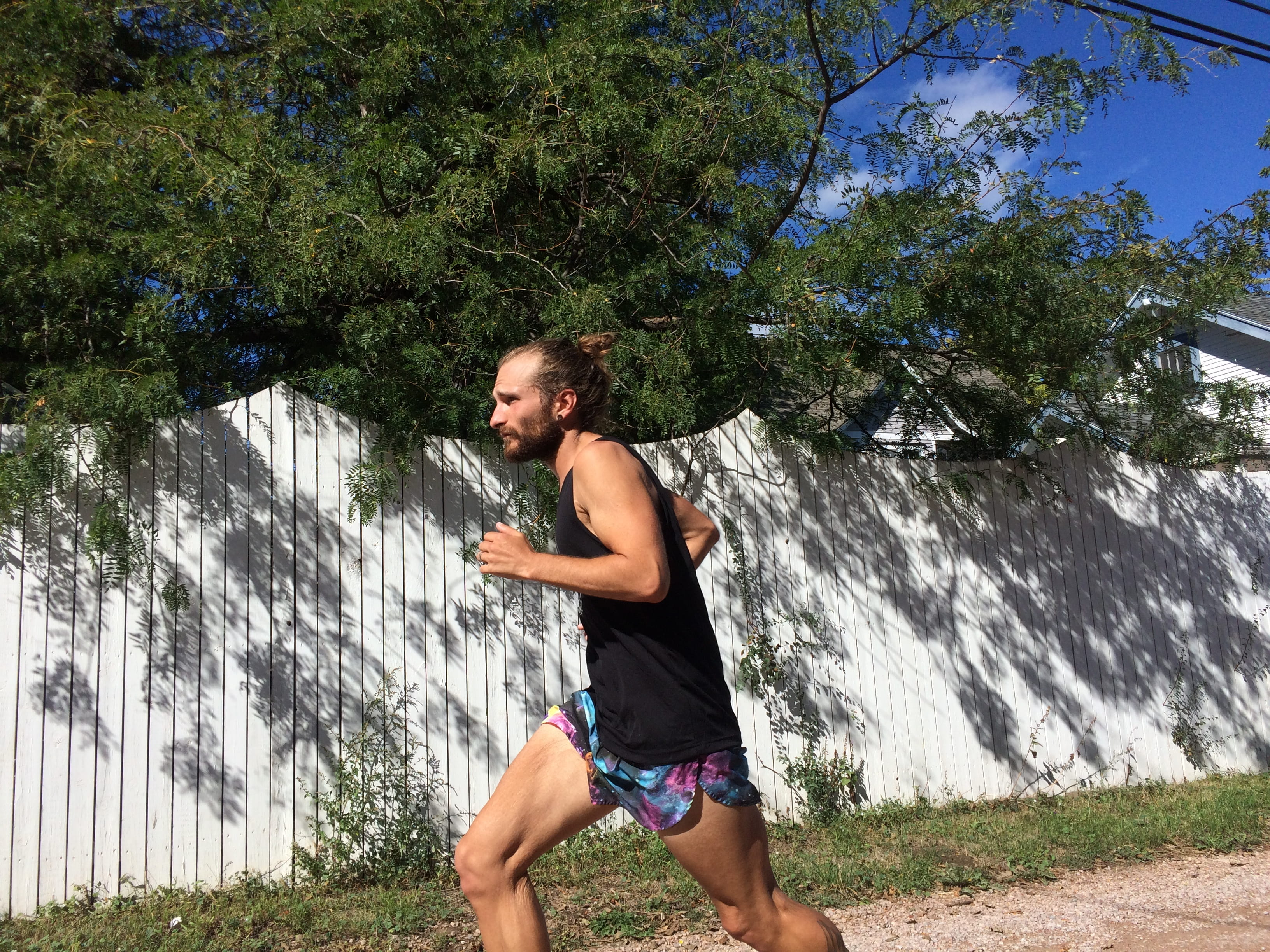exercise, man bun, shorts, young men, one person, workout, water, running, rapid city, runner, men, flowing water, lifestyles, legs, casual clothing, beard, HD Wallpaper
