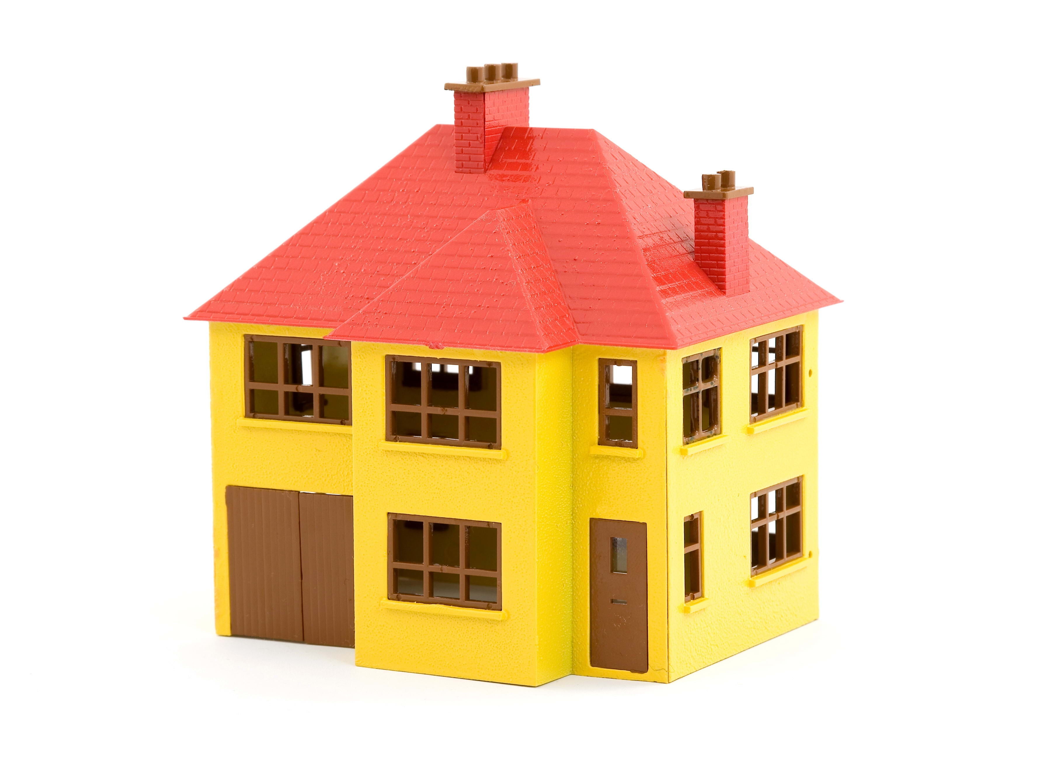 outdoors, white background, wood - Material, red, architecture, mansion, window, miniature, toy, no People, luxury, construction Industry, single Object, HD Wallpaper
