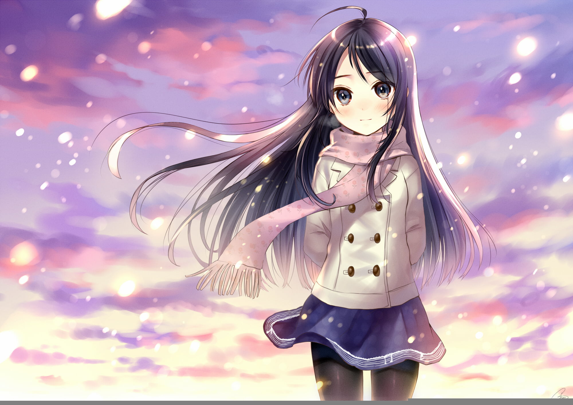 females, one Person, looking at camera, innocence, women, form, schoolgirl, nature, hairstyle, elegance, 1080P, anime, people, focus on foreground, manga Style, HD Wallpaper