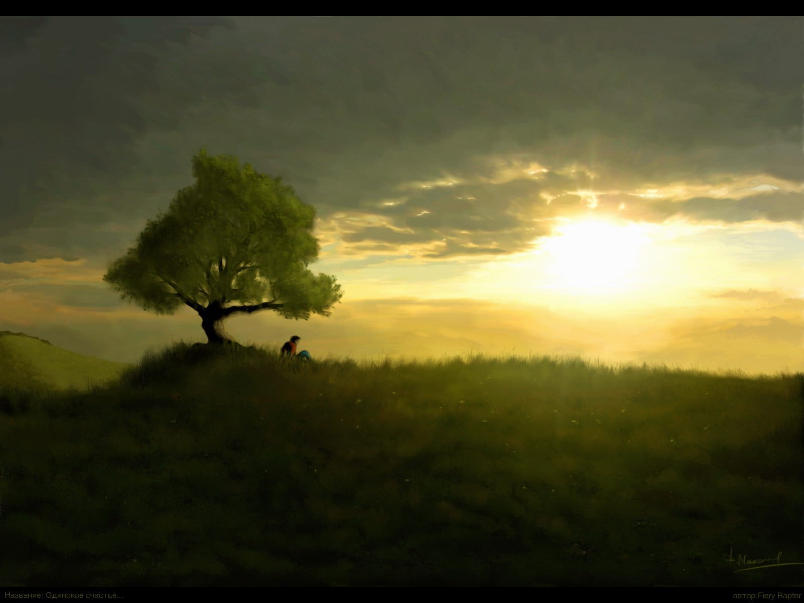 no People, silhouette, outdoors, sun, field, grass, non-Urban Scene, scenics - nature, landscape, sky, back Lit, landscapes, people, nature, dawn, loneliness, HD Wallpaper