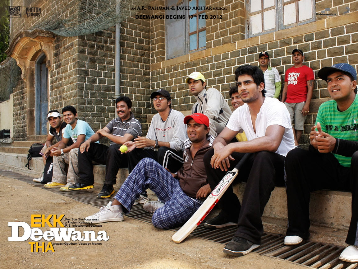 men, building exterior, architecture, group of people, day, ekk, young adult, Bollywood Movies, deewana, still, bollywood, 480P, males, Movies, 2012, adult, HD Wallpaper