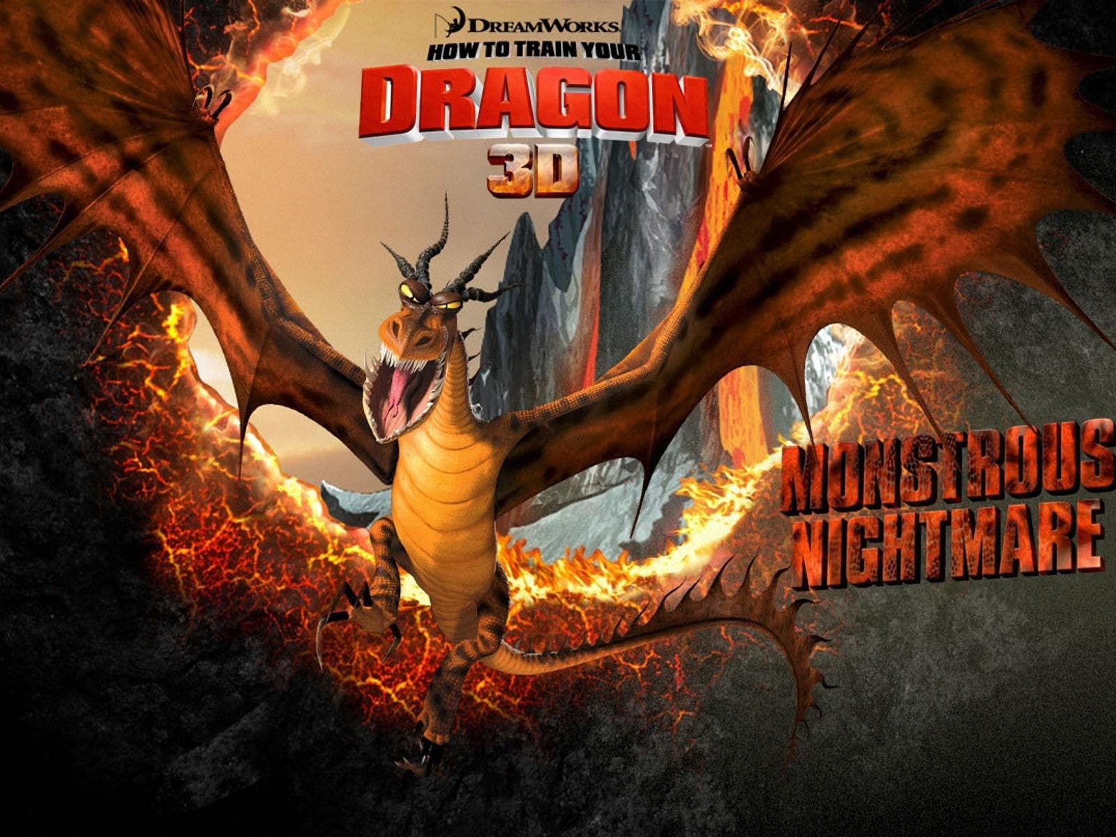 Monstrous Nightmare, Movie, Dragon, 720P, How To Train Your Dragon, HD Wallpaper