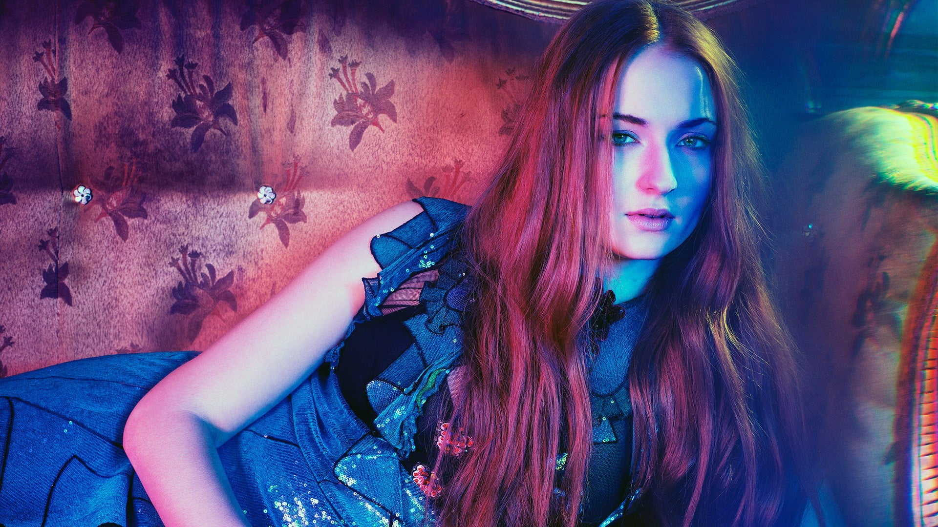 leisure activity, indoors, dress, young women, casual clothing, hairstyle, portrait, beautiful woman, redhead, young adult, beauty, rock music, teenager, HD Wallpaper
