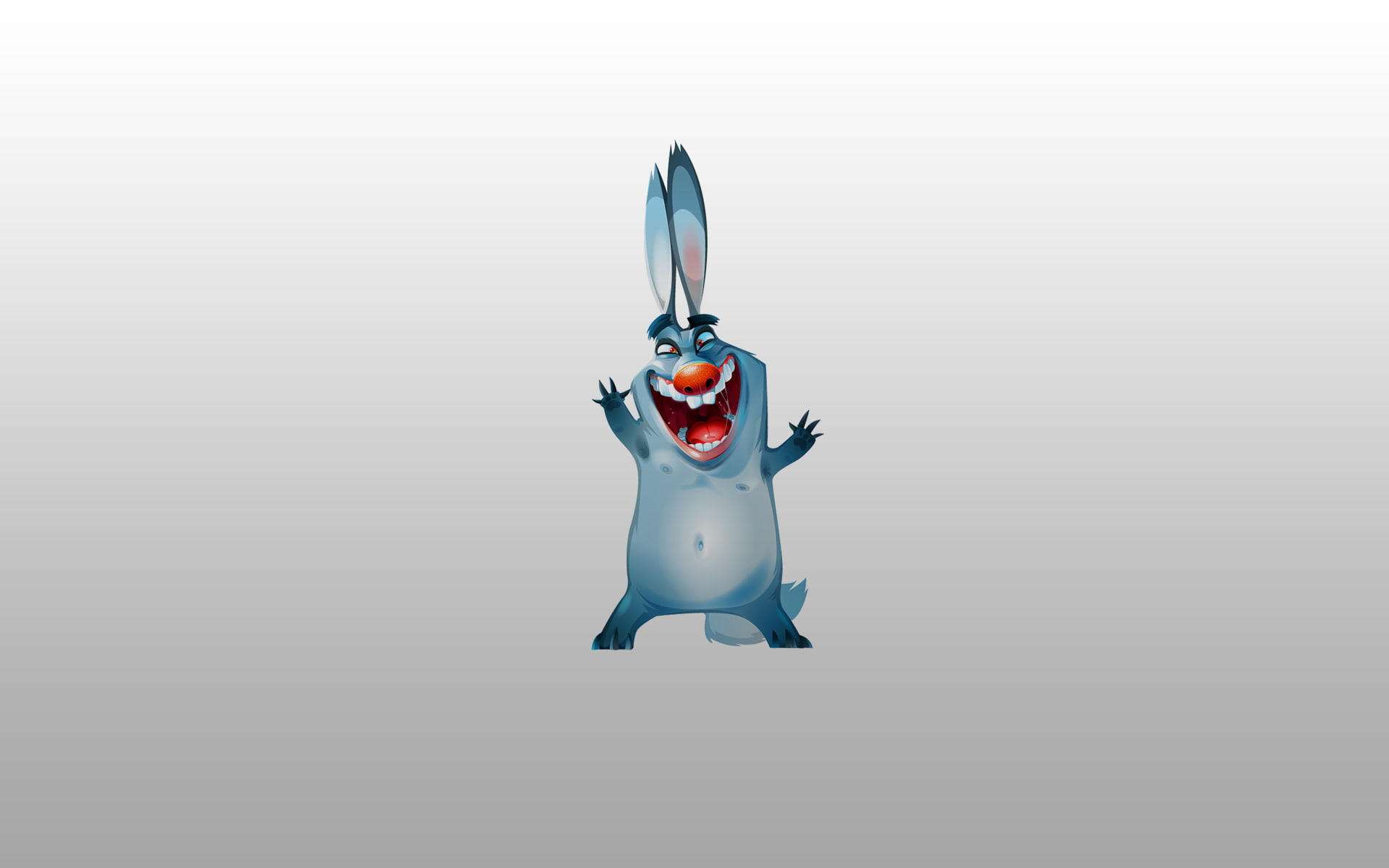 wood - material, hare, characters, high angle view, cute, creativity, red, men, cut out, indoors, animal, drawing - Activity, 1080P, concepts, ideas, red nose, HD Wallpaper
