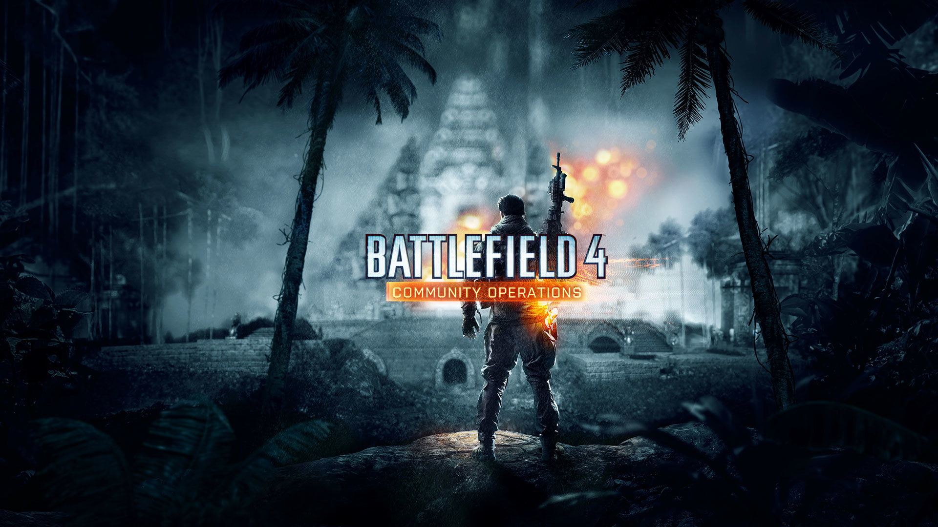 Lights, Soldiers, DLC, Battlefield 4: Community Operations, Frostbite 3, Weapons, Battlefield 4, DICE, Electronic Arts, 1080P, Military, Community Operations, HD Wallpaper