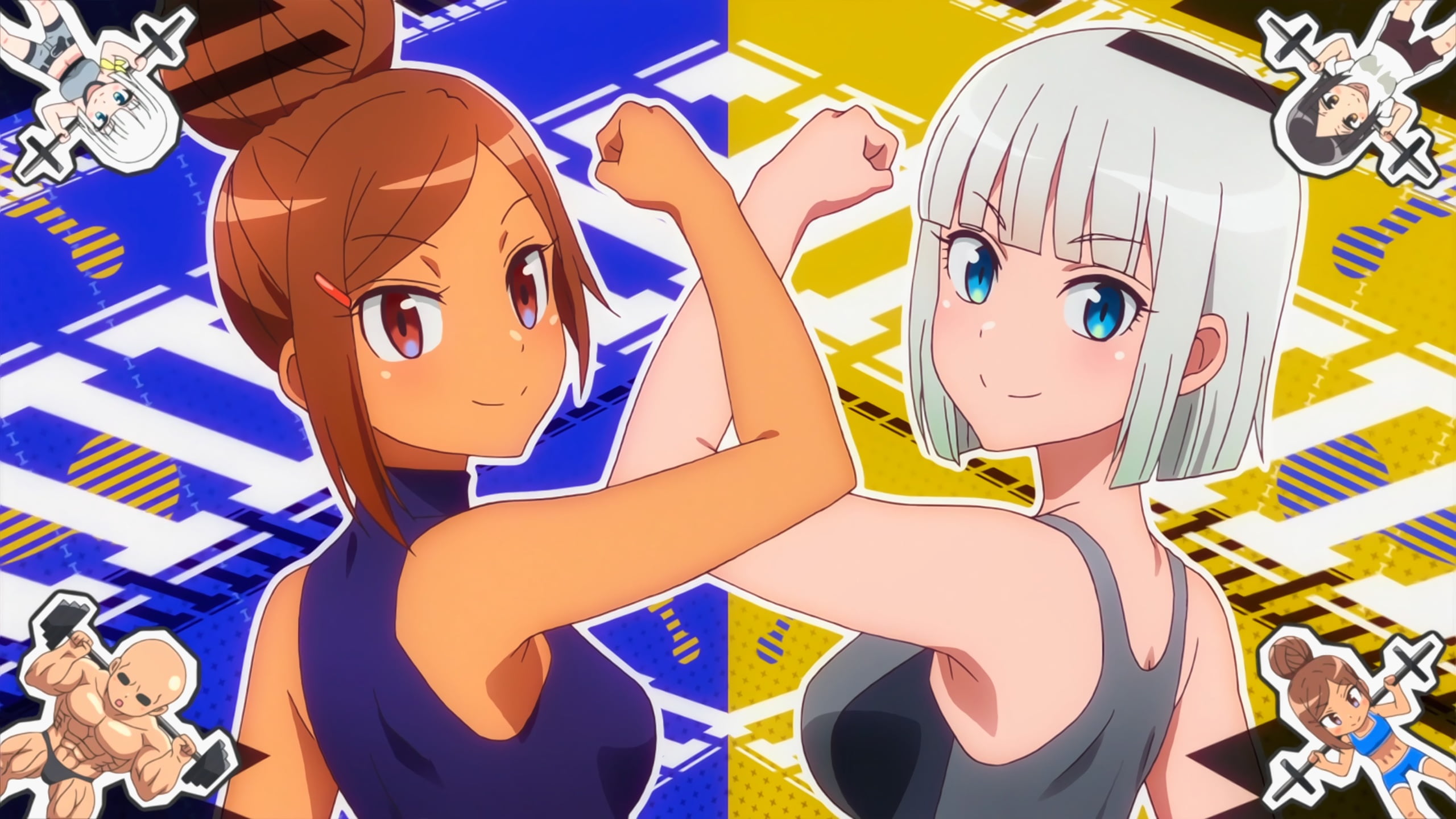 How Heavy Are the Dumbbells You Lift?, Anime, 2K, HD Wallpaper