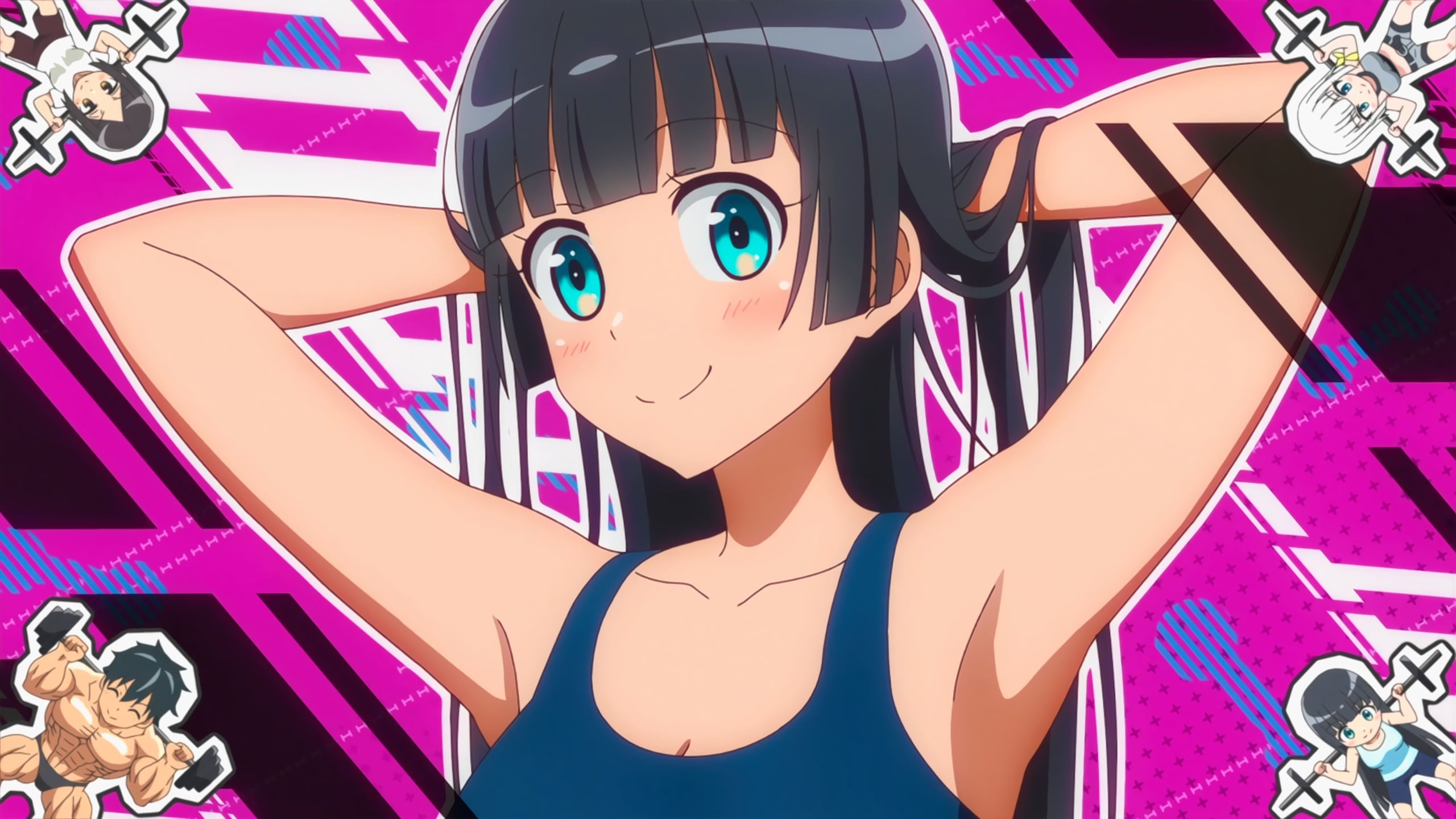 How Heavy Are the Dumbbells You Lift?, 2K, Anime, HD Wallpaper