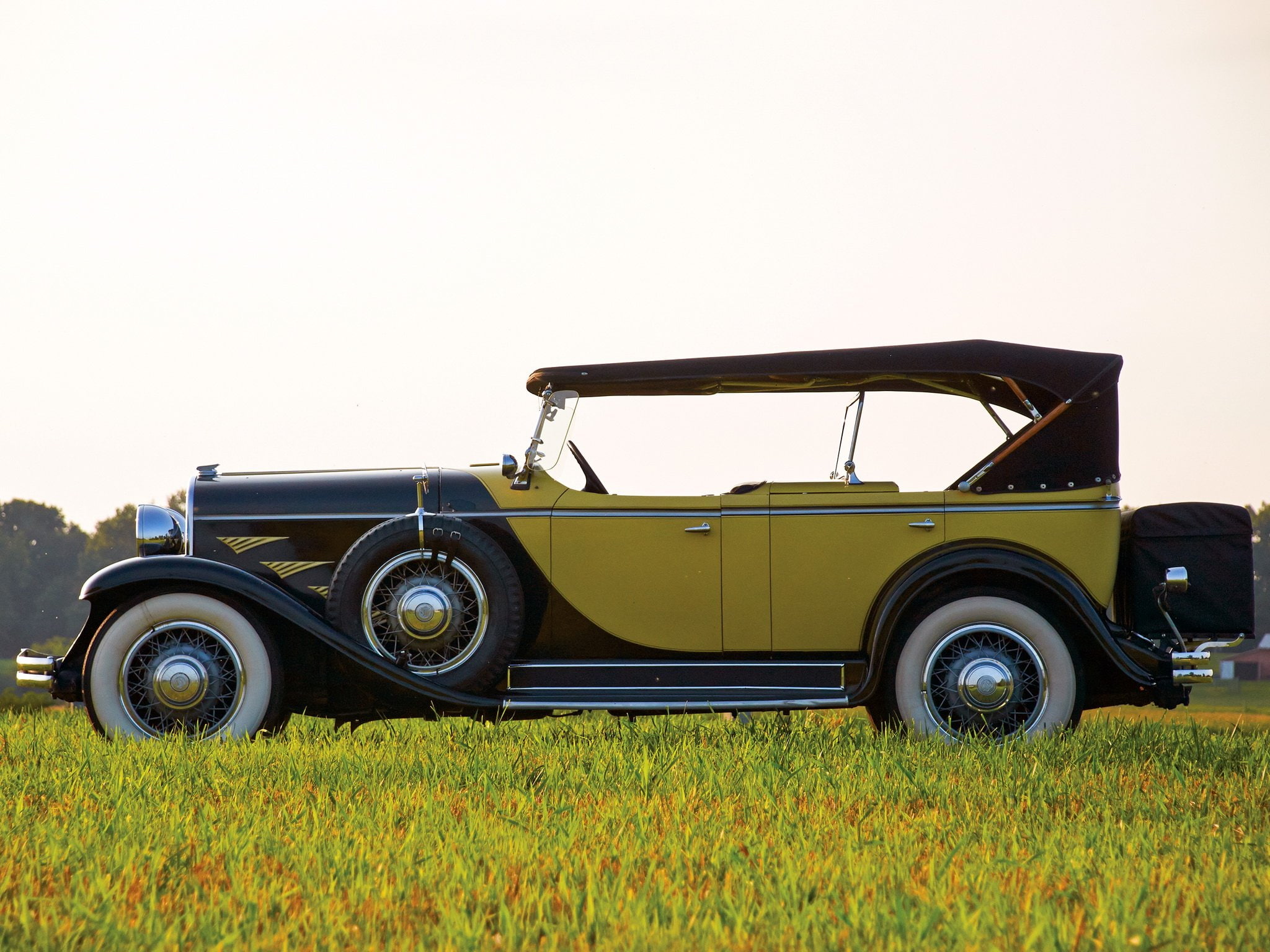 dual, retro, cowl, 1080P, luxury, chrysler, series 77, phaeton, 1930, locke, HD Wallpaper