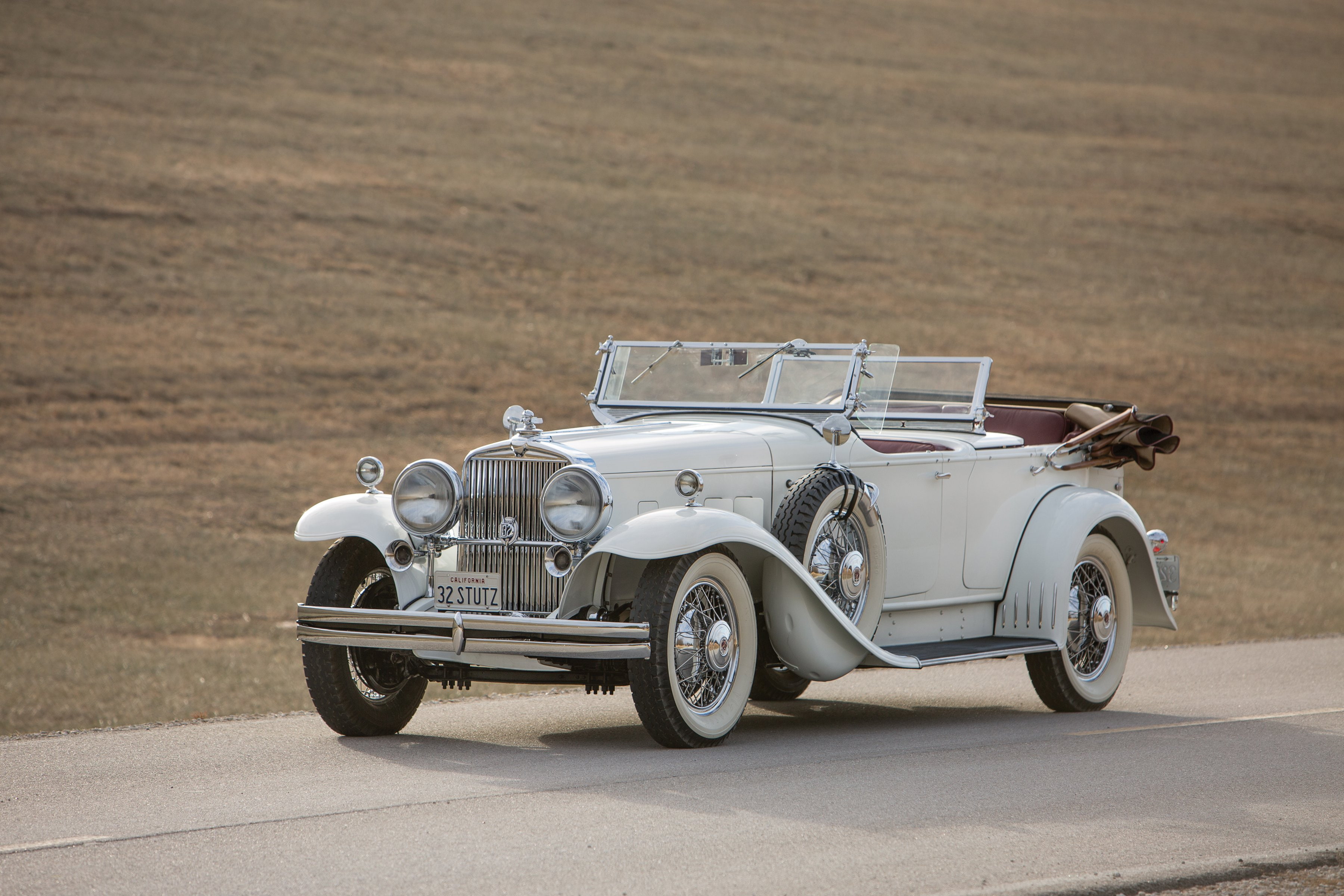 1932, speedster, tonneau, cowl, vintage, luxury, stutz, 2K, retro, lebaron, dv32, HD Wallpaper