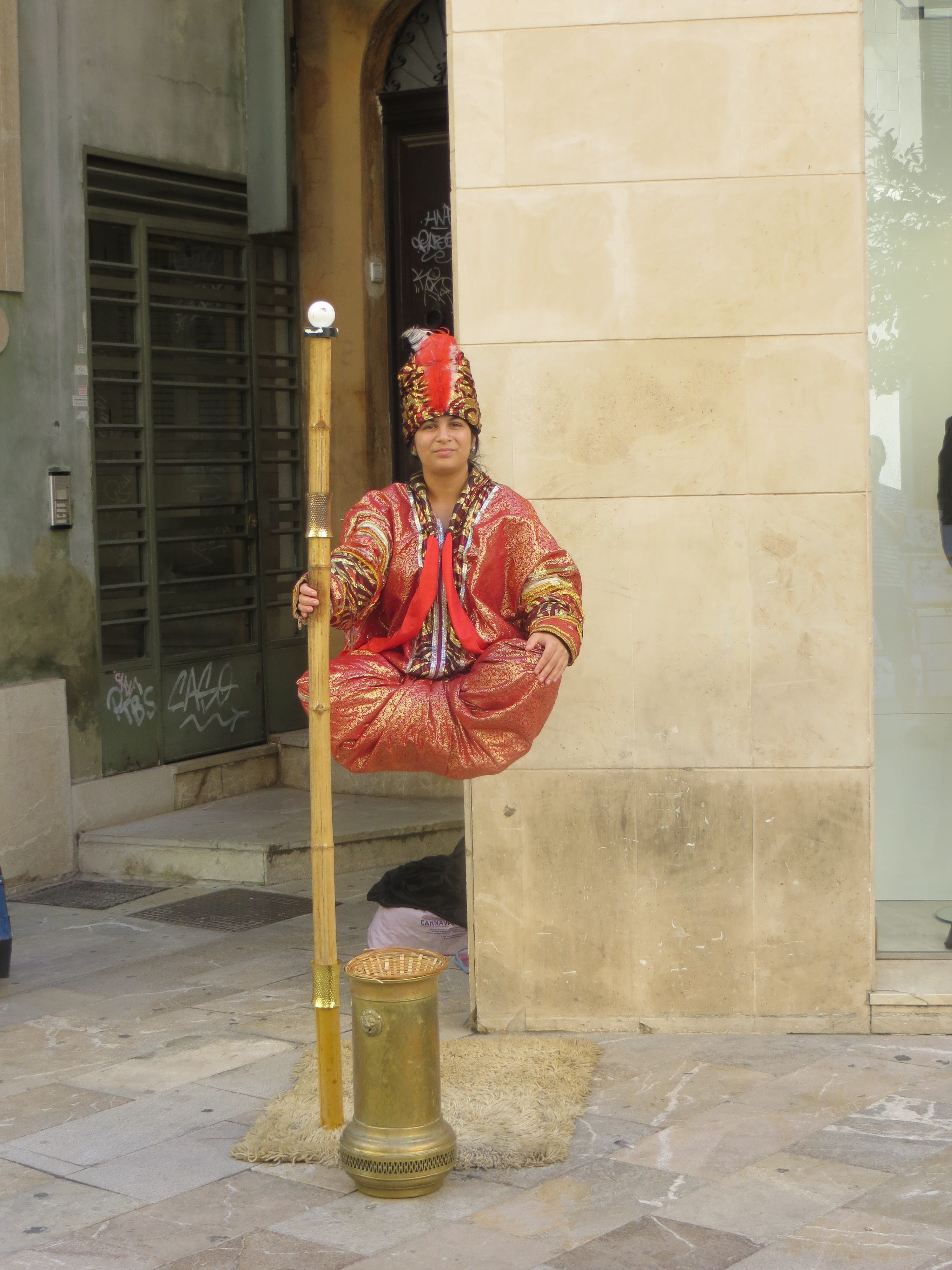 mysterious, traditional clothing, one person, male likeness, religion, belief, day, only men, 4K, standing, clothing, one man only, Street, building exterior, Phone HD Wallpaper