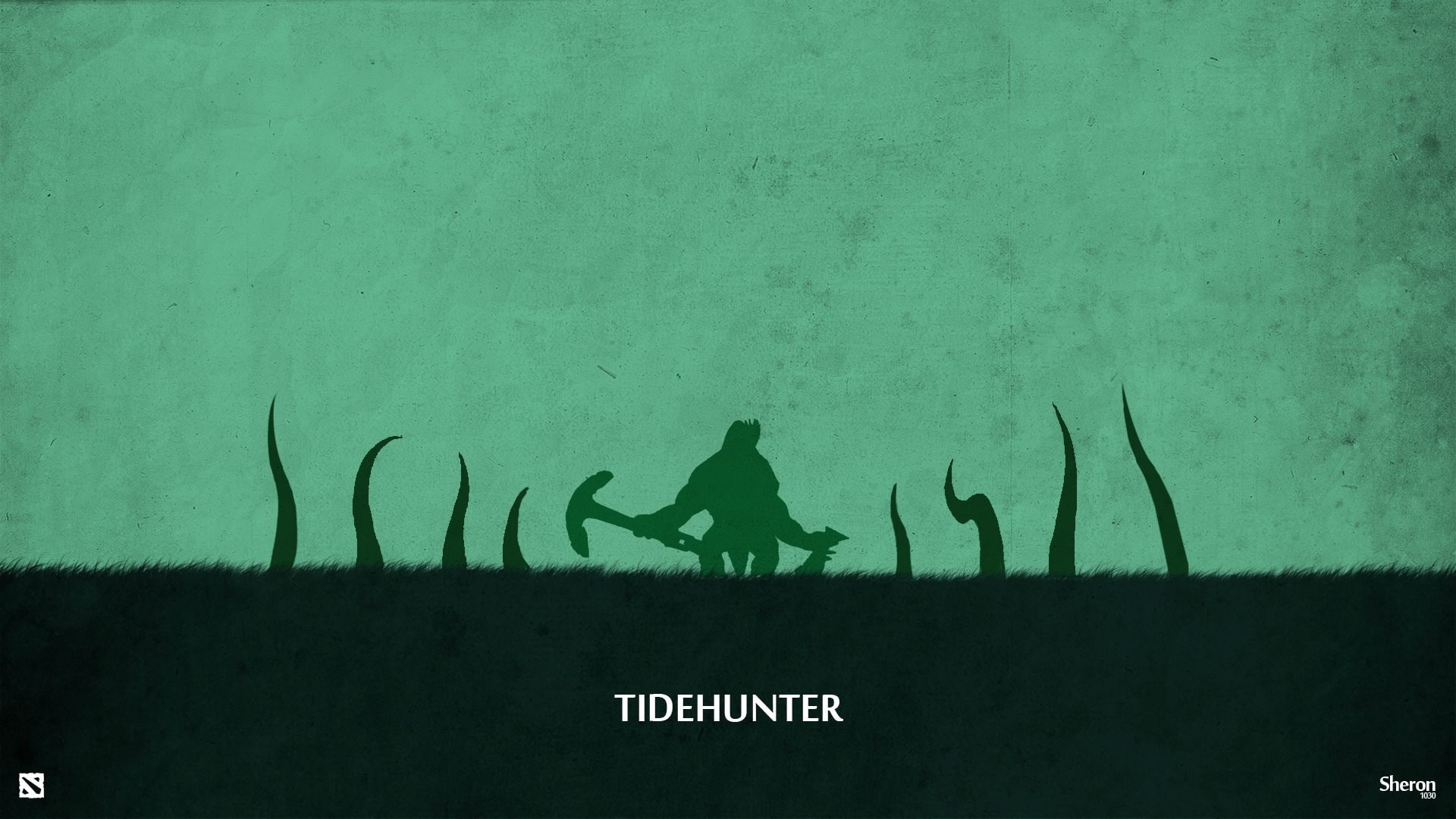 Tidehunter, video games, 1080P, Dota 2, HD Wallpaper