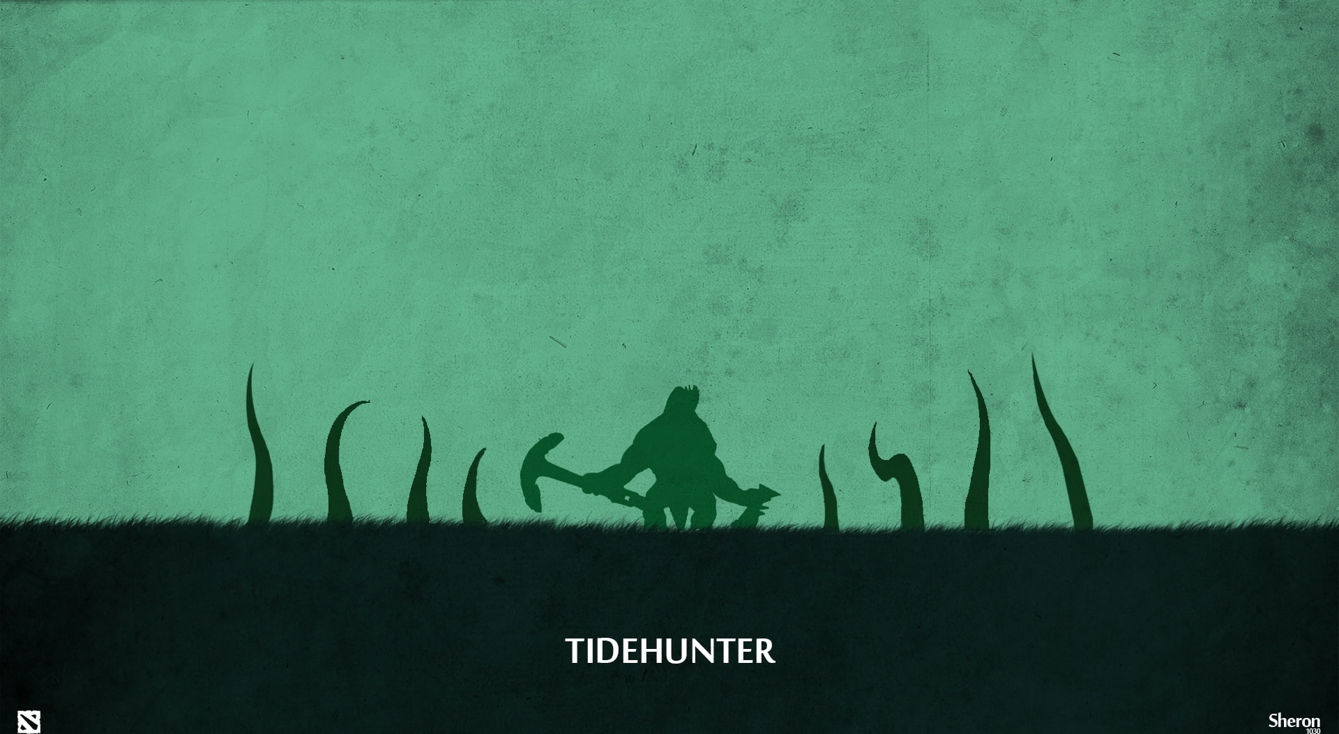 green color, male likeness, day, no people, video game, DotA, communication, art and craft, craft, screenshot, Games, silhouette, representation, 1080P, HD Wallpaper