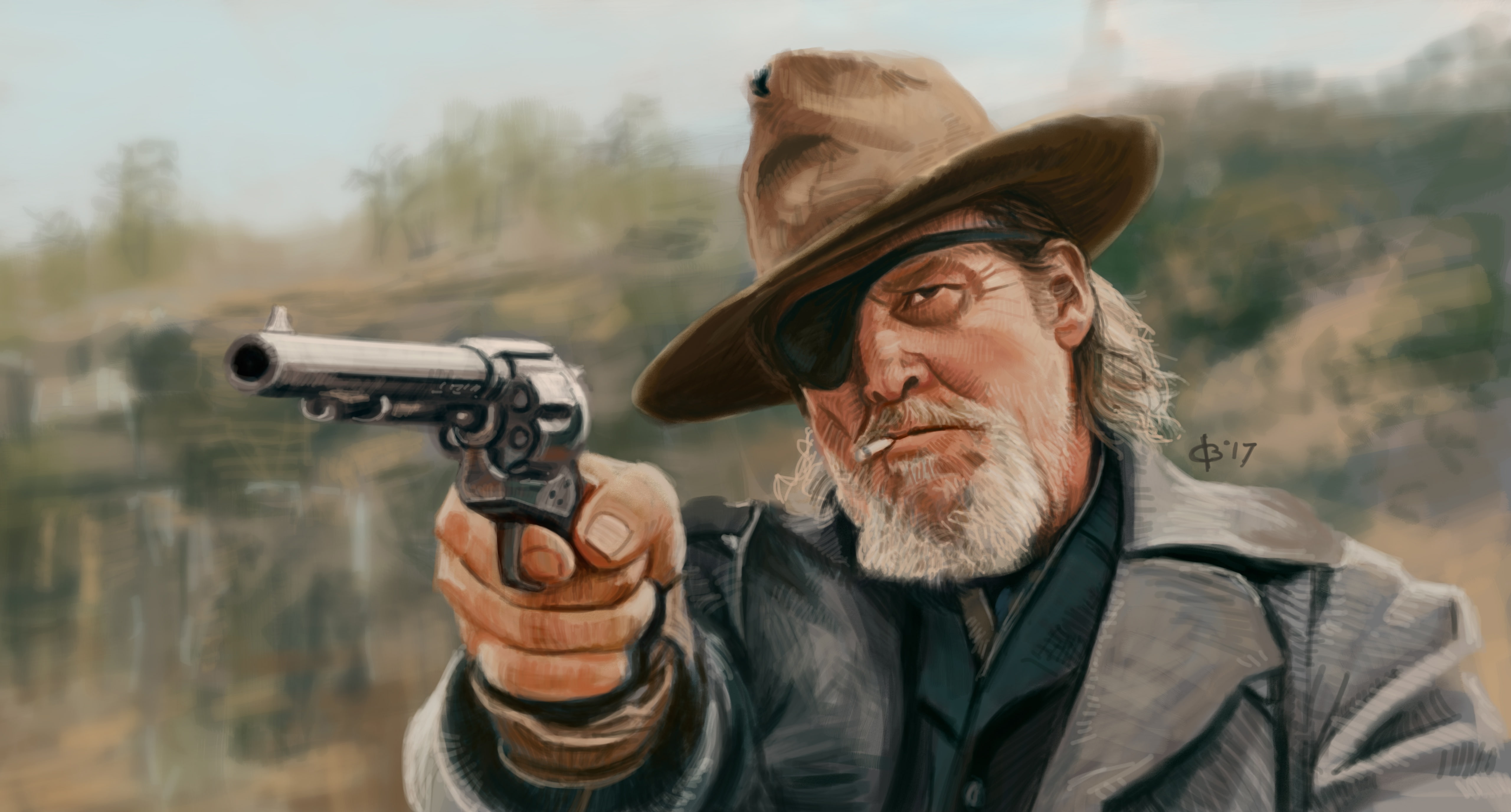 5K, Western, True Grit, art, HD Wallpaper