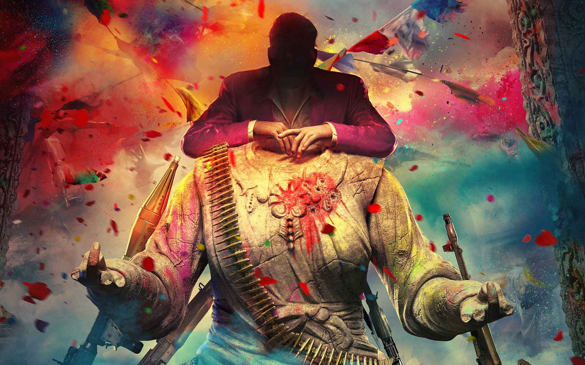 leisure activity, Games, far cry 4 2014, men, lifestyles, traditional festival, real people, messy, 1080P, indoors, adult, one person, digital composite, HD Wallpaper