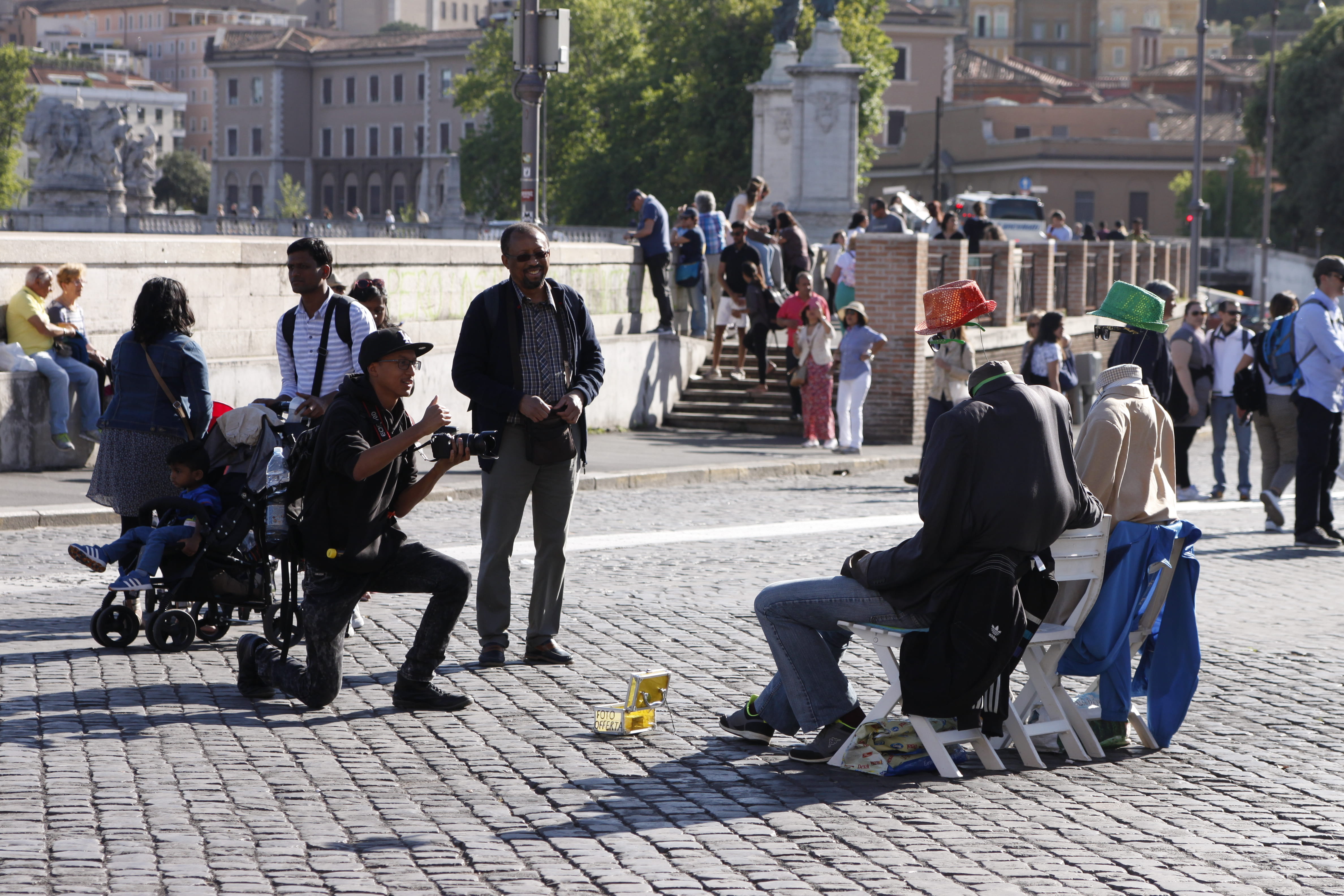 photographer, footpath, pose, transportation, women, europe, cobblestone, group of people, flatbill, leisure activity, camera, performance, city life, lifestyles, HD Wallpaper