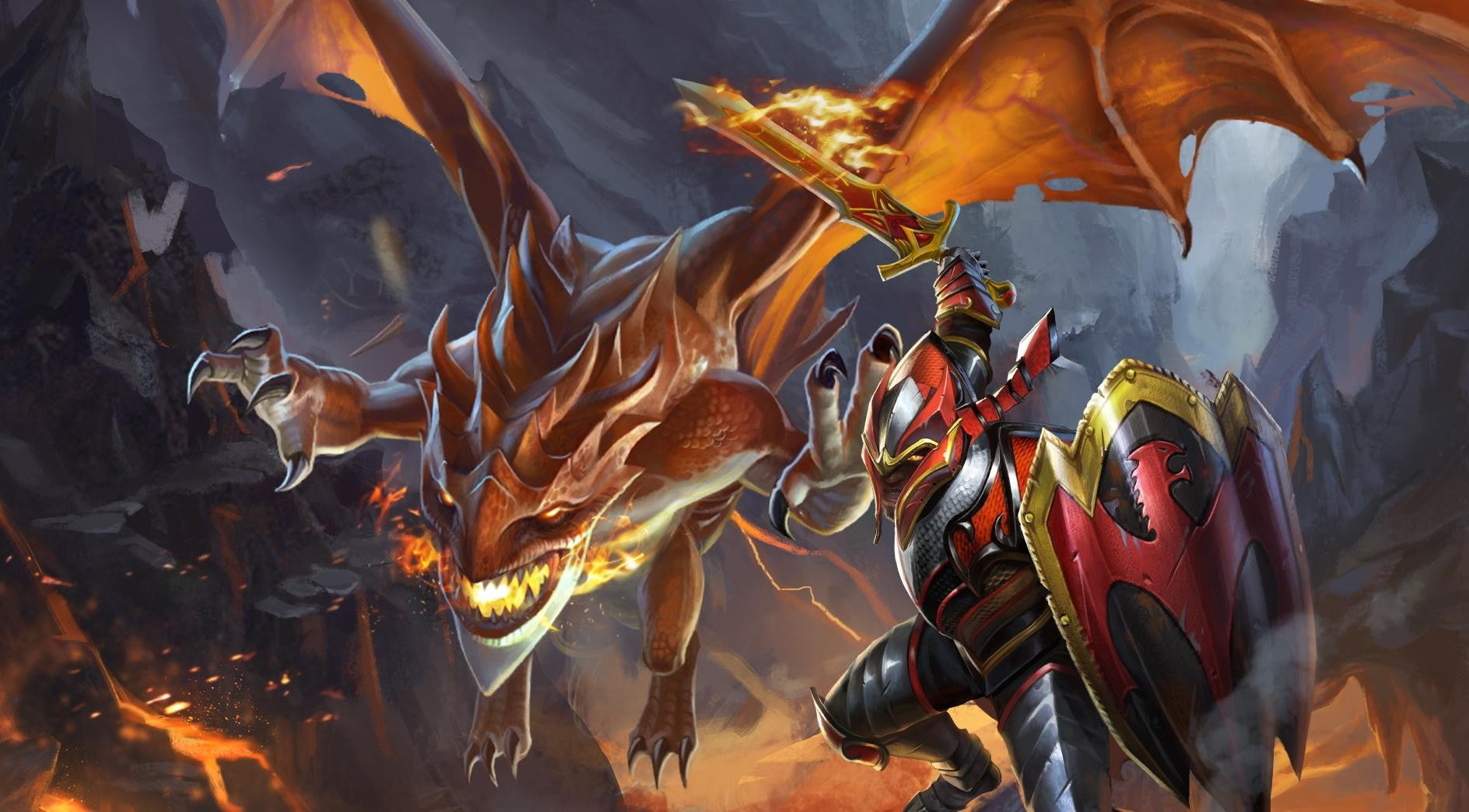 celebration, spirituality, 720P, day, nature, outdoors, flame, fire, motion, no people, representation, music, burning, event, Dota 2, Dragon Knight, arts culture and entertainment, HD Wallpaper