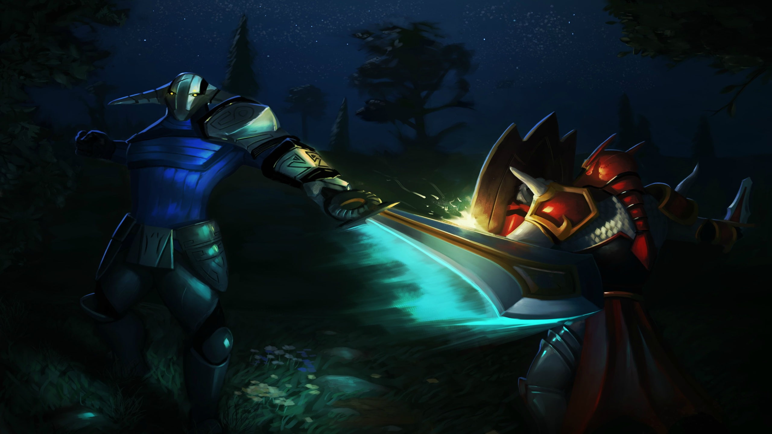 knight, dragon, dota, sven, 2K, HD Wallpaper
