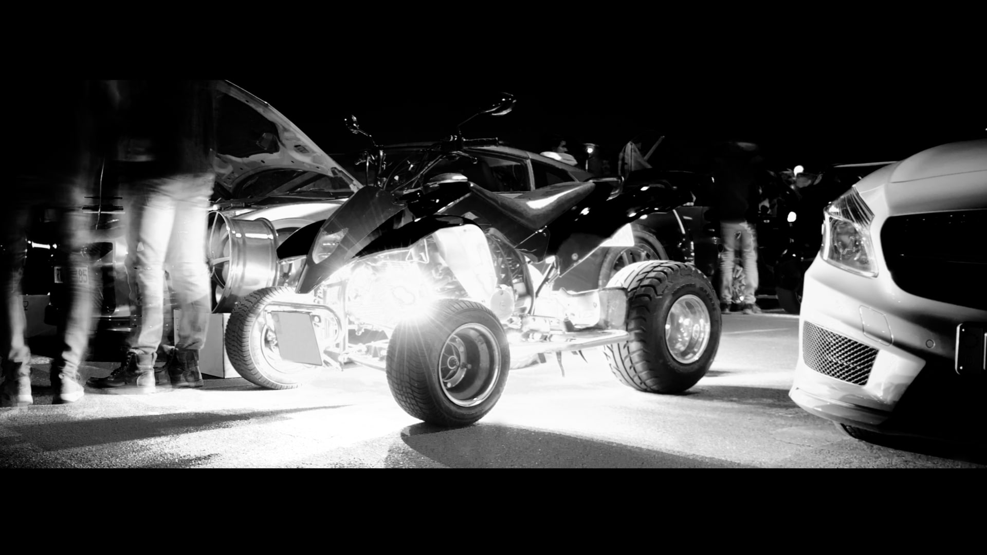 road, sports car, tuning, travel, vehicle, shadow, wheel, street, close-up, night, headlight, BMW, no people, 1080P, motor vehicle, Fast and Furious, land vehicle, HD Wallpaper