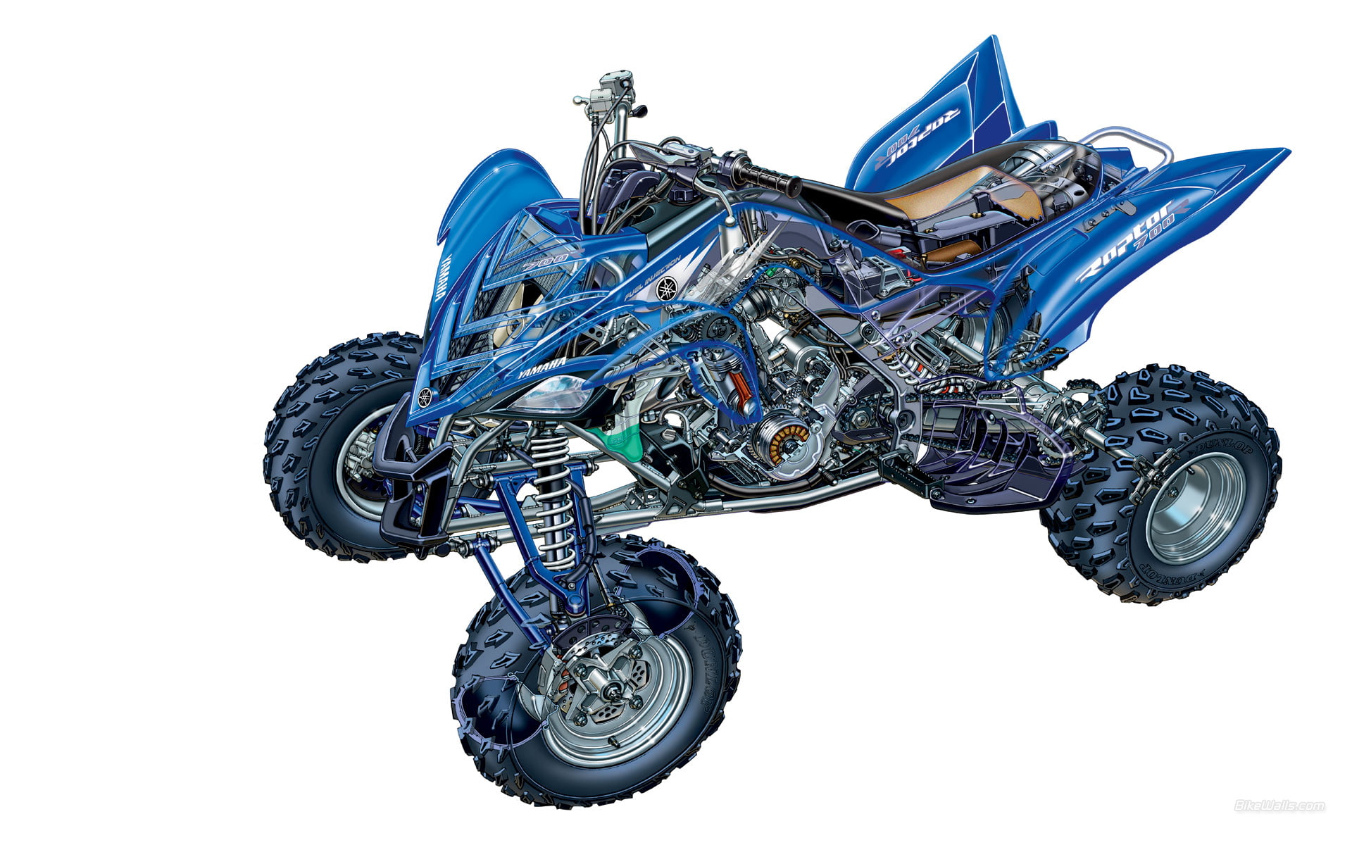 interior, bike, quad, raptor, motorbike, engine, atv, dirtbike, offroad, wheel, 1080P, yamaha, HD Wallpaper