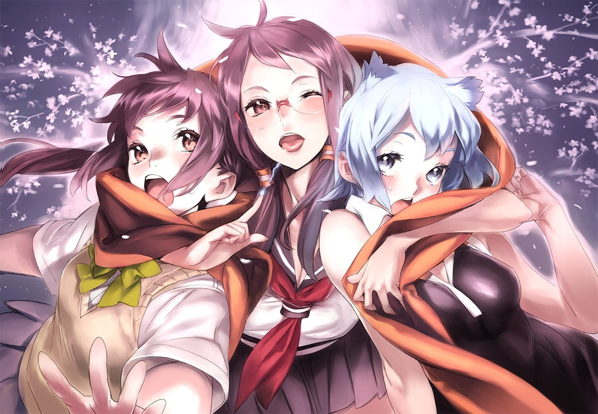 Yarisakura Hime, young adult, adult, hairstyle, looking at camera, beauty, indoors, people, women, Yozakura Quartet, demon - fictional character, clothing, HD Wallpaper