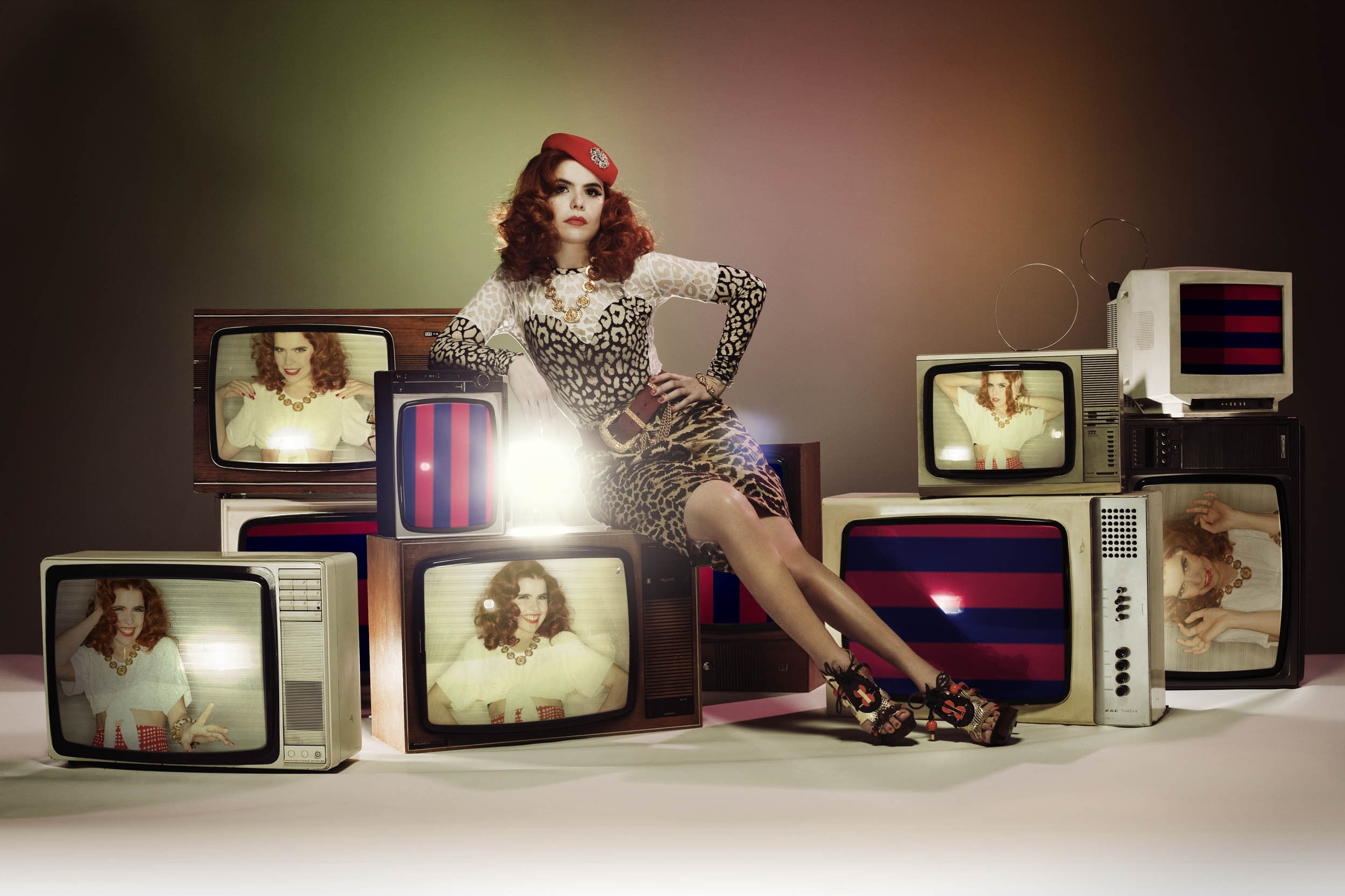 1080P, Redhead, Paloma Faith, Television Set, Singer, HD Wallpaper