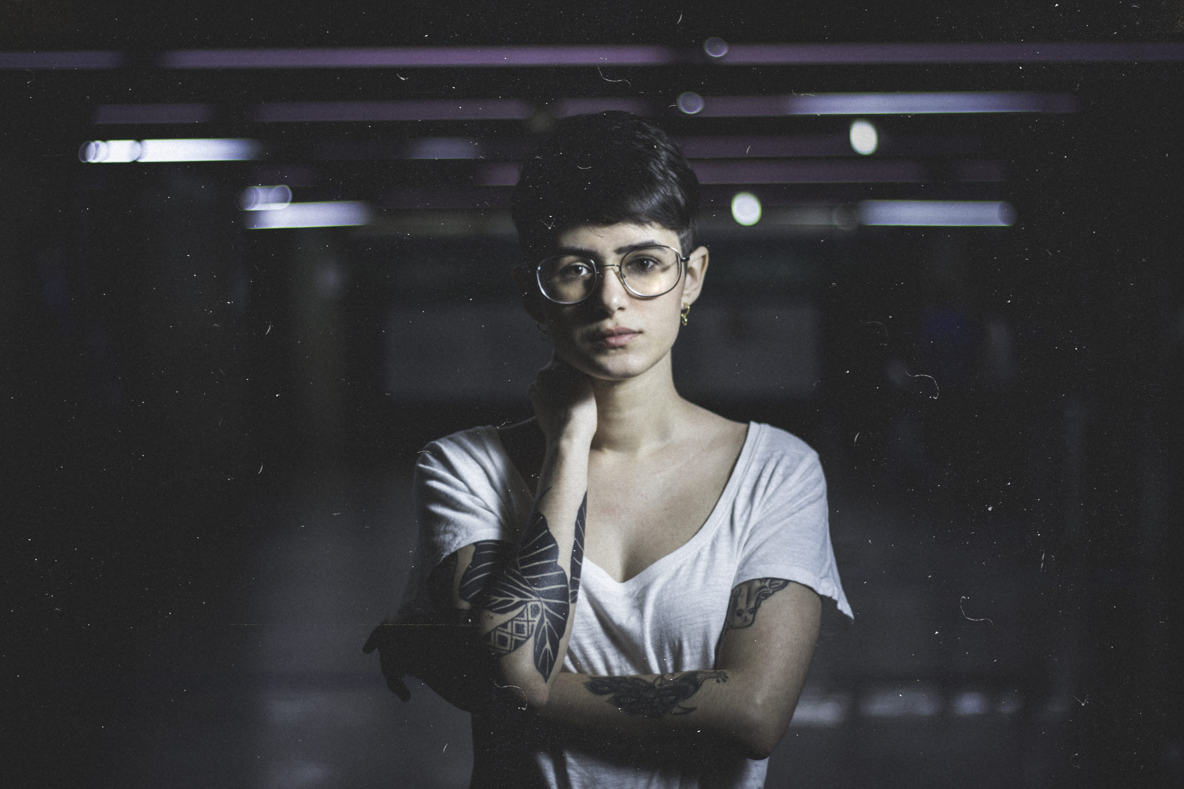 digital composite, young girl, femininity, young men, beauty, girl, 4K, neck, beautiful, fashionable, front view, sunglasses, one person, women fashion, HD Wallpaper