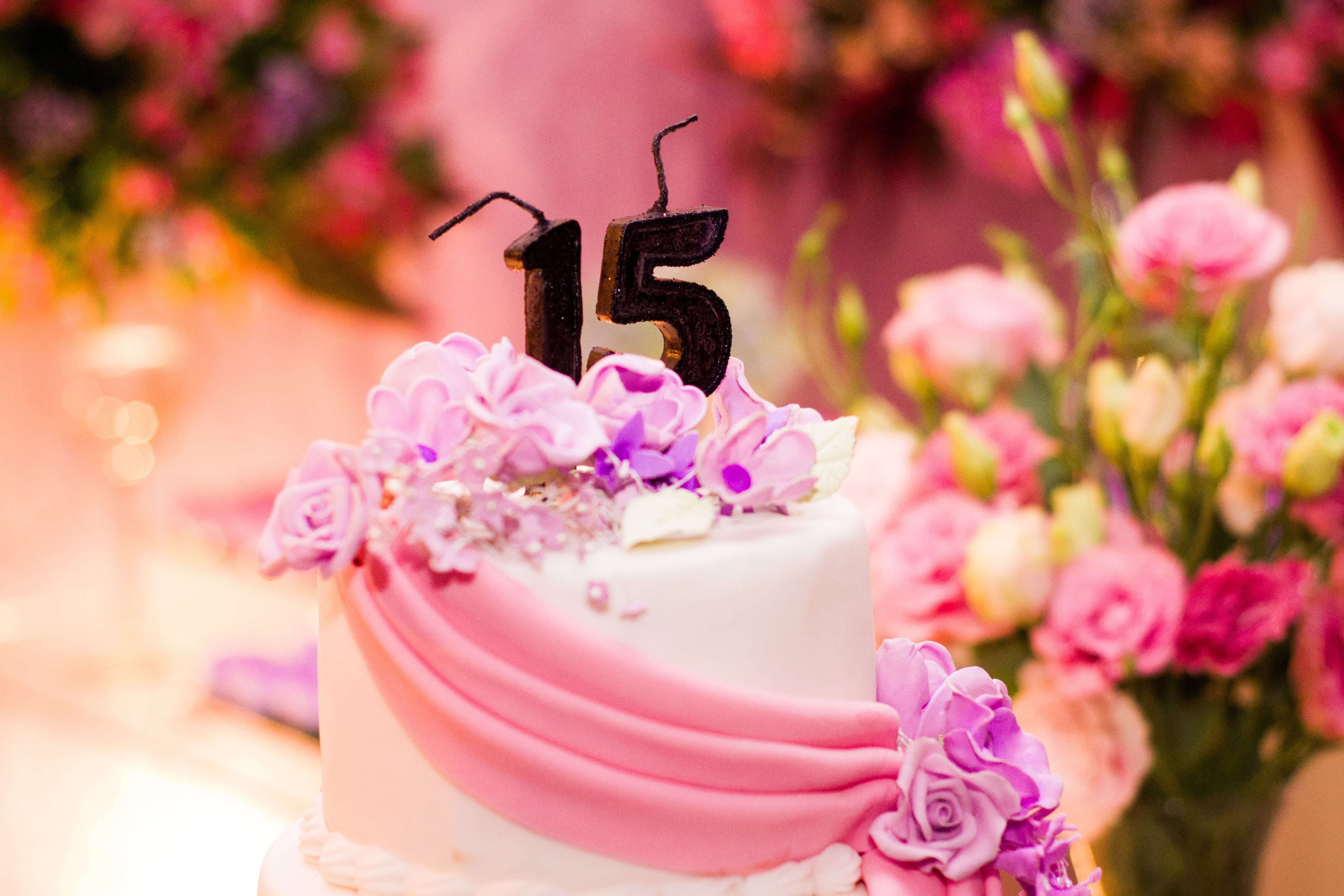 day, vulnerability, focus on foreground, shape, ornamental garden, wedding ceremony, selective focus, pink color, birthday, sweets, cake, flower, celebration, HD Wallpaper