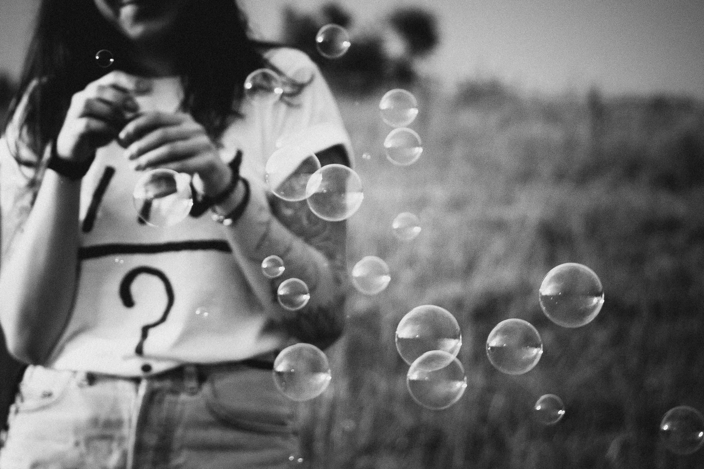 mid-air, faceless, clock, young adult, water, one person, outdoors, ?, ink, day, bubbles, lifestyles, mood, 1080P, women, tattoo, blowing, bubble, hands, HD Wallpaper
