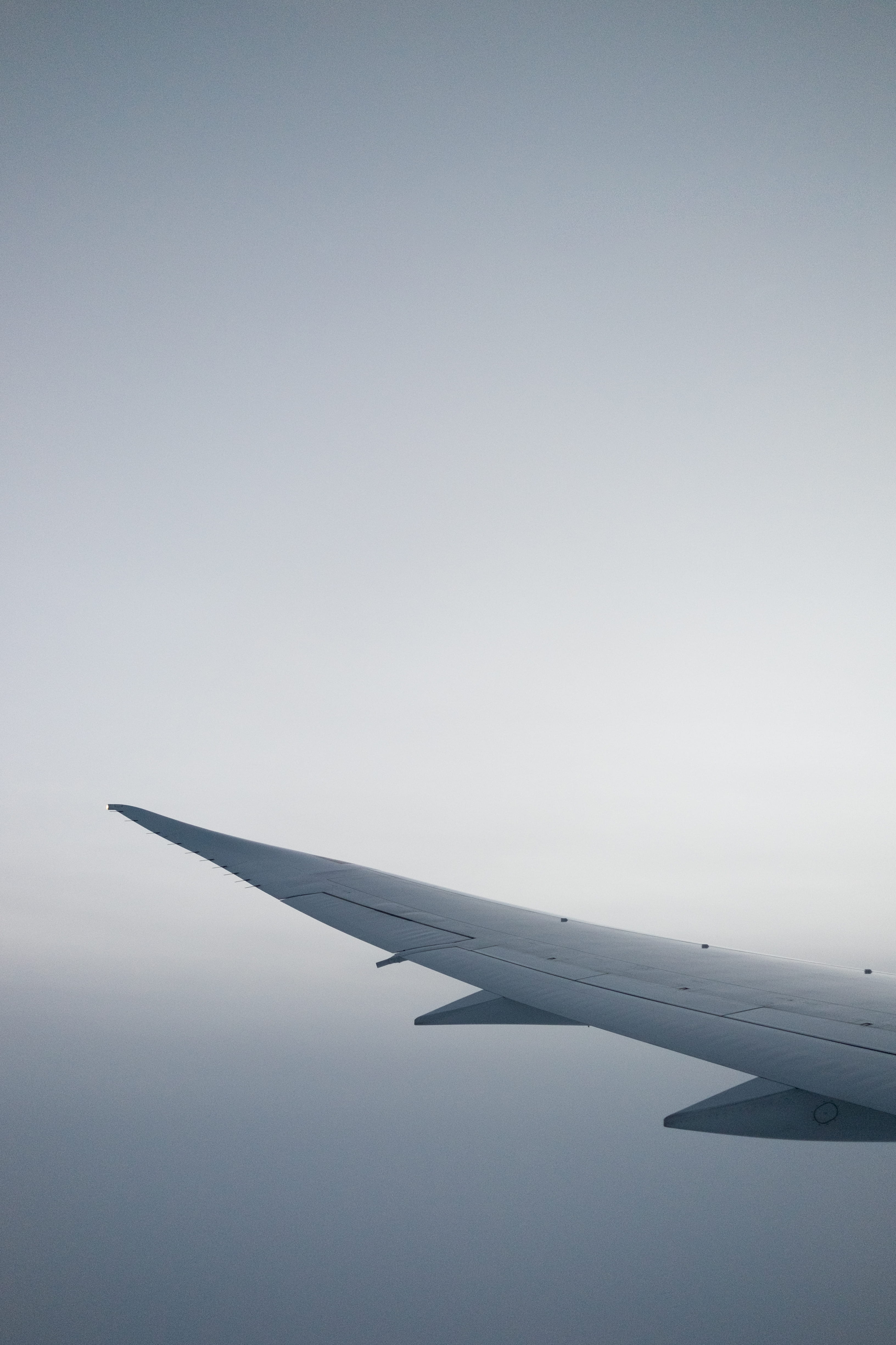 outdoors, mid-air, on the move, travel, transportation, copy space, clear sky, minimalist, white, beauty in nature, airline, flying, 4K, airplane, motion, Phone HD Wallpaper
