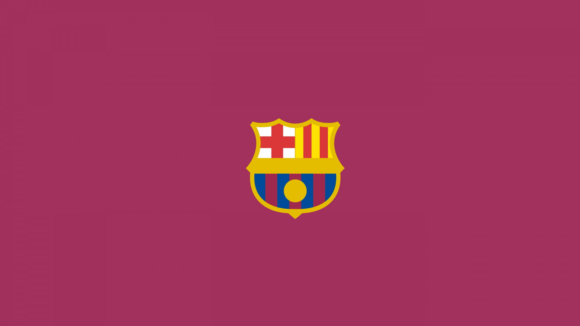 1080P, FC Barcelona, minimalism, logo, soccer, soccer clubs, HD Wallpaper