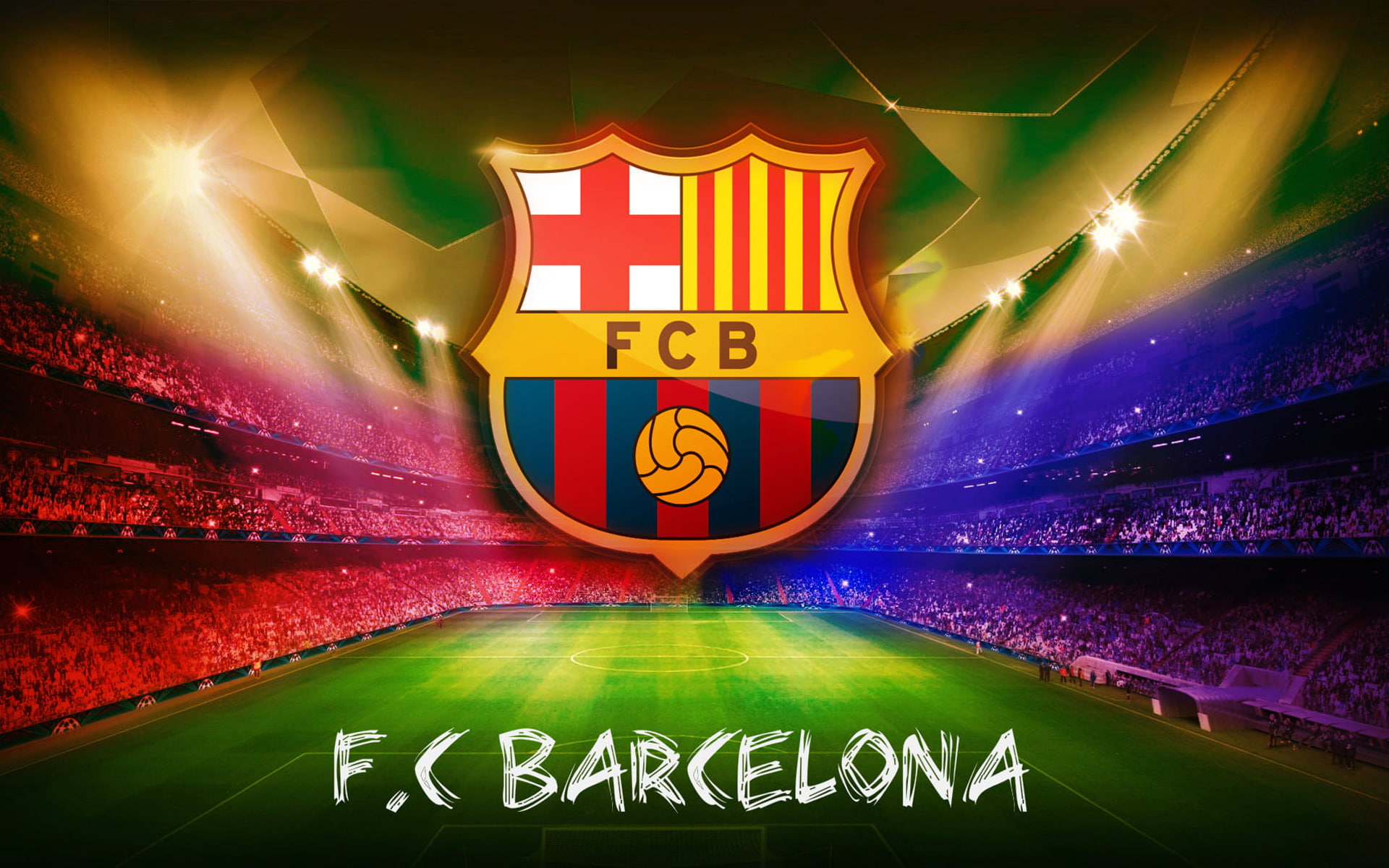 1080P, FC Barcelona, Soccer, Logo, HD Wallpaper