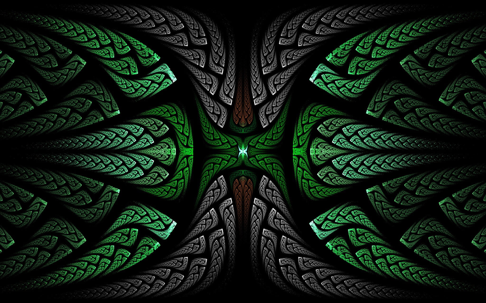 3D, rendering, abstraction, 1080P, art, fractal, HD Wallpaper