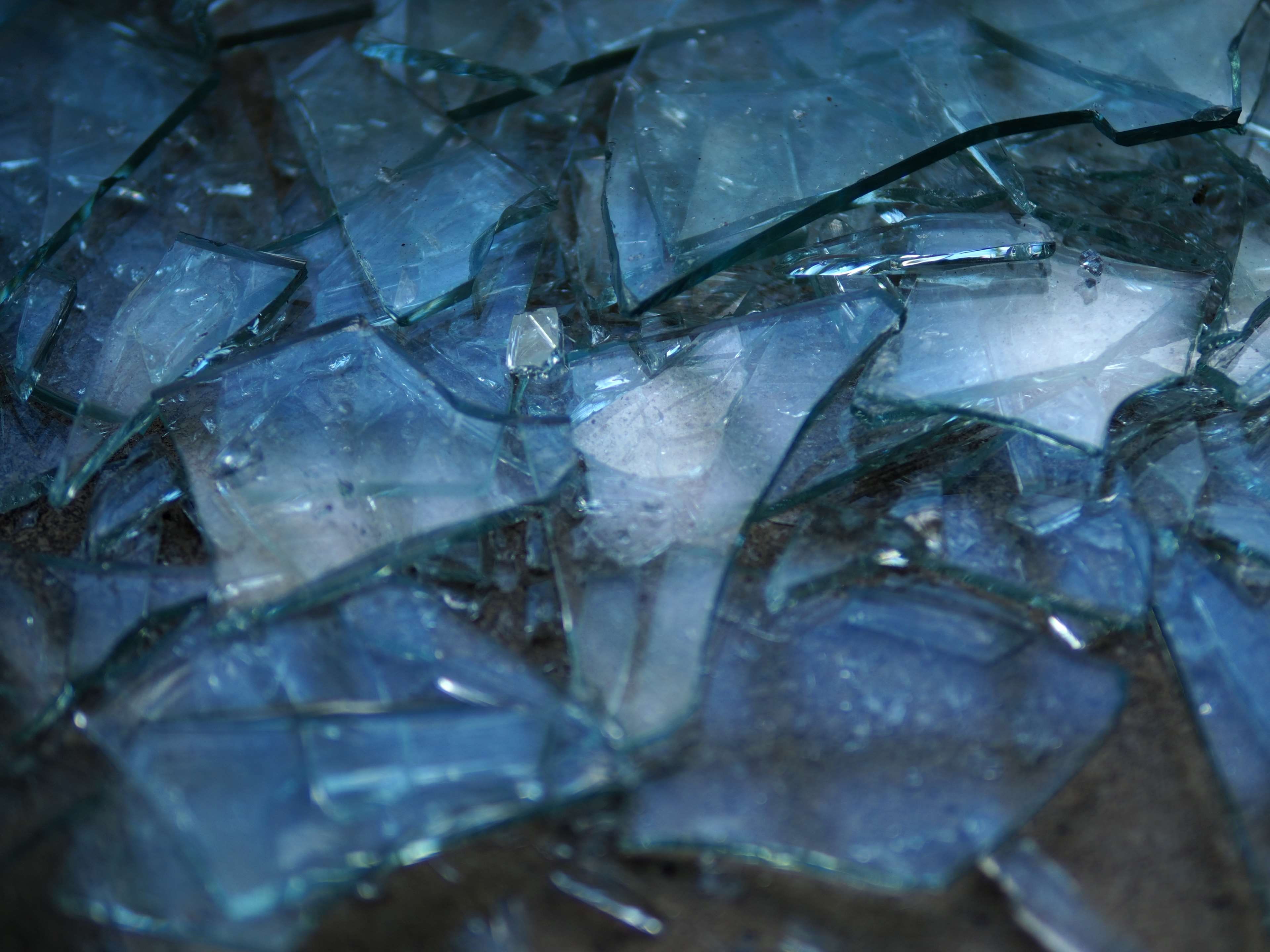 mineral, shards, close-up, jewelry, nature, glass, frozen, full frame, large group of objects, textured, blue glass, solid, still life, transparent, textured effect, HD Wallpaper