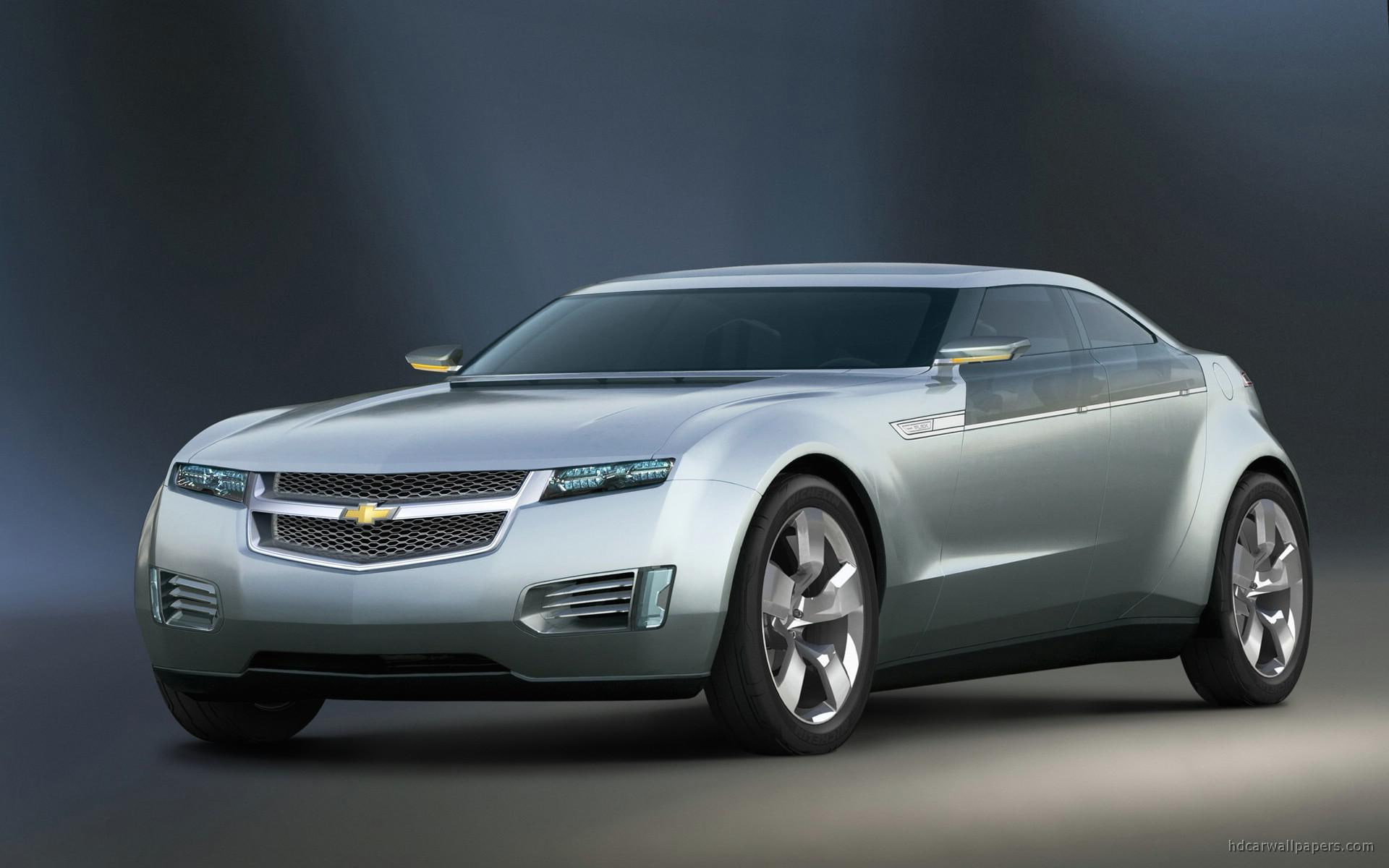 coupe, chevrolet, concept, volt, 1080P, cars, gray, HD Wallpaper