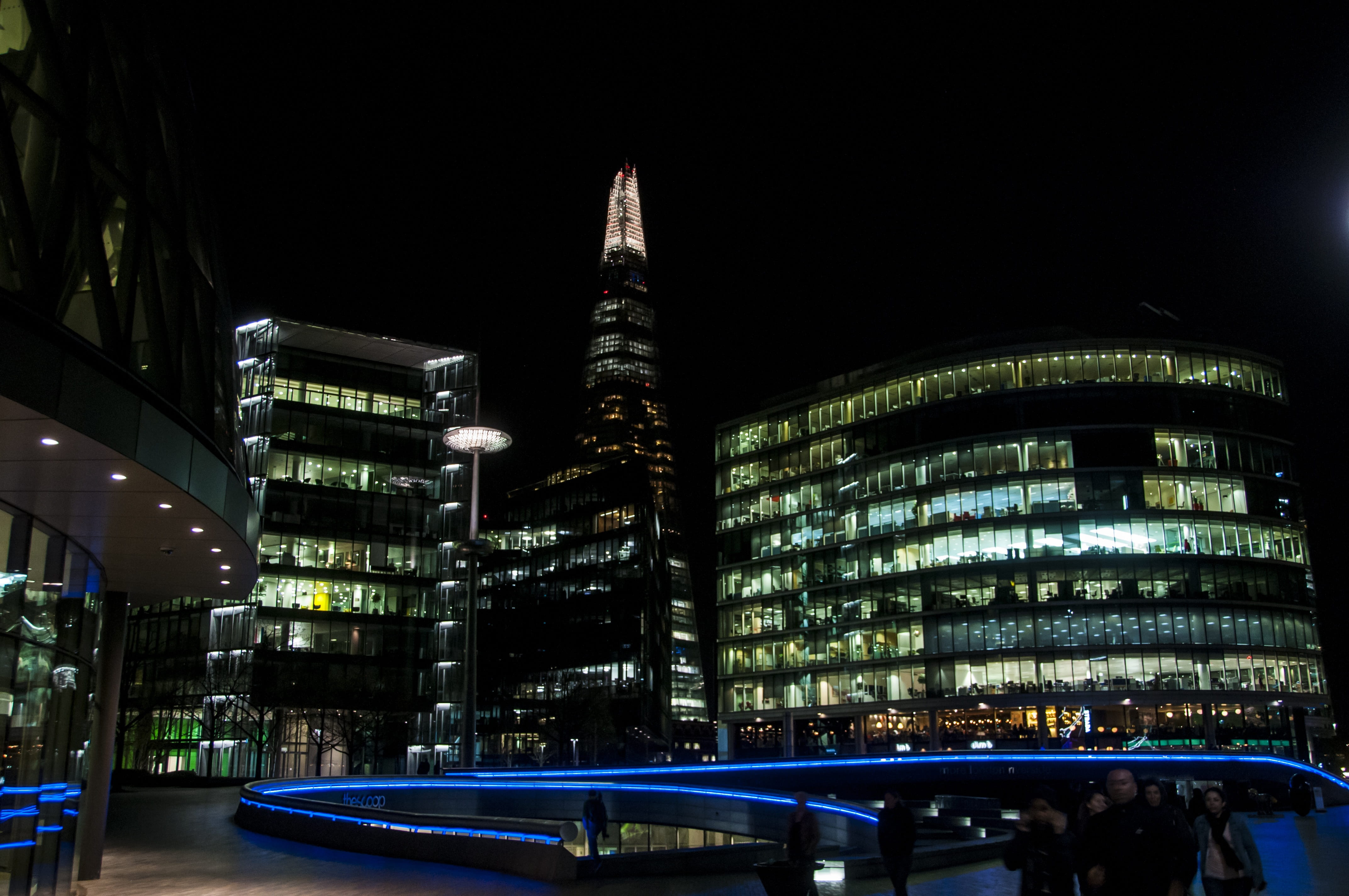business, office, cityscape, dusk, urban, building, landmark, skyscraper, capital, famous, english, travel, 4K, bridge, uk, tall - high, London, nature, HD Wallpaper